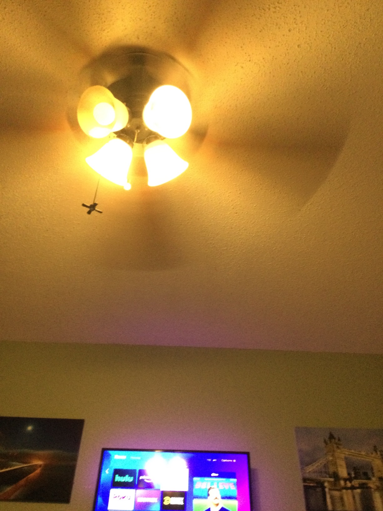 Philips Hue Smart 60W A19 LED Bulb - Soft Warm White Light - 4 Pack - 800LM - E26 - Indoor - Control with Hue App - Works with Alexa, Google Assistant and Apple Homekit - Customer Photo 2