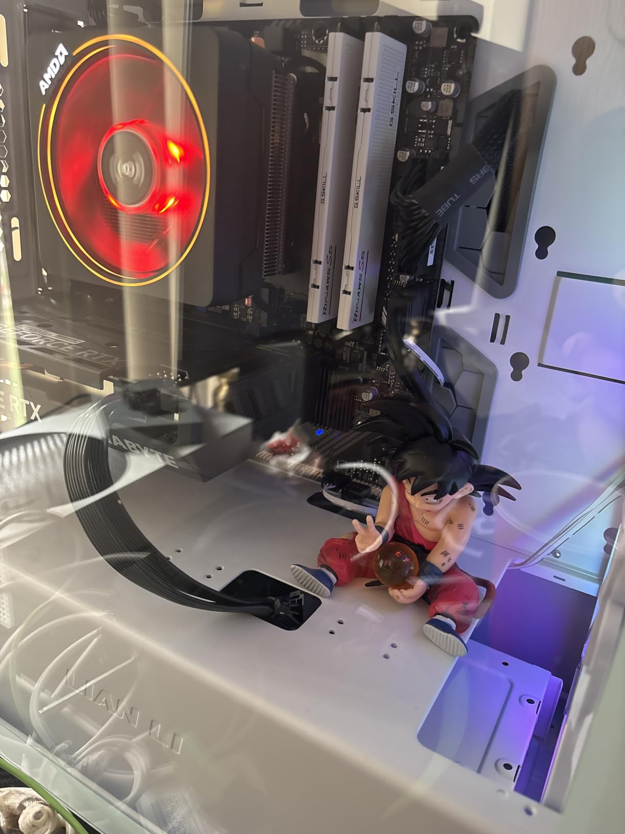 DBZ Actions Figures GK Goku Figure Statue Figurine Model Doll Super Saiyan Collection Birthday Gifts PVC 4 Inch - Customer Photo 1