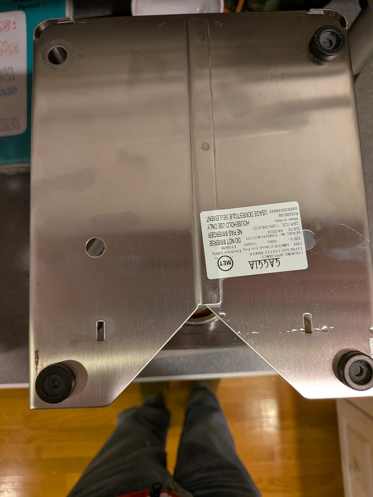 Gaggia RI9380/46 E24 Espresso Machine, Brushed Stainless Steel - Customer Photo 4