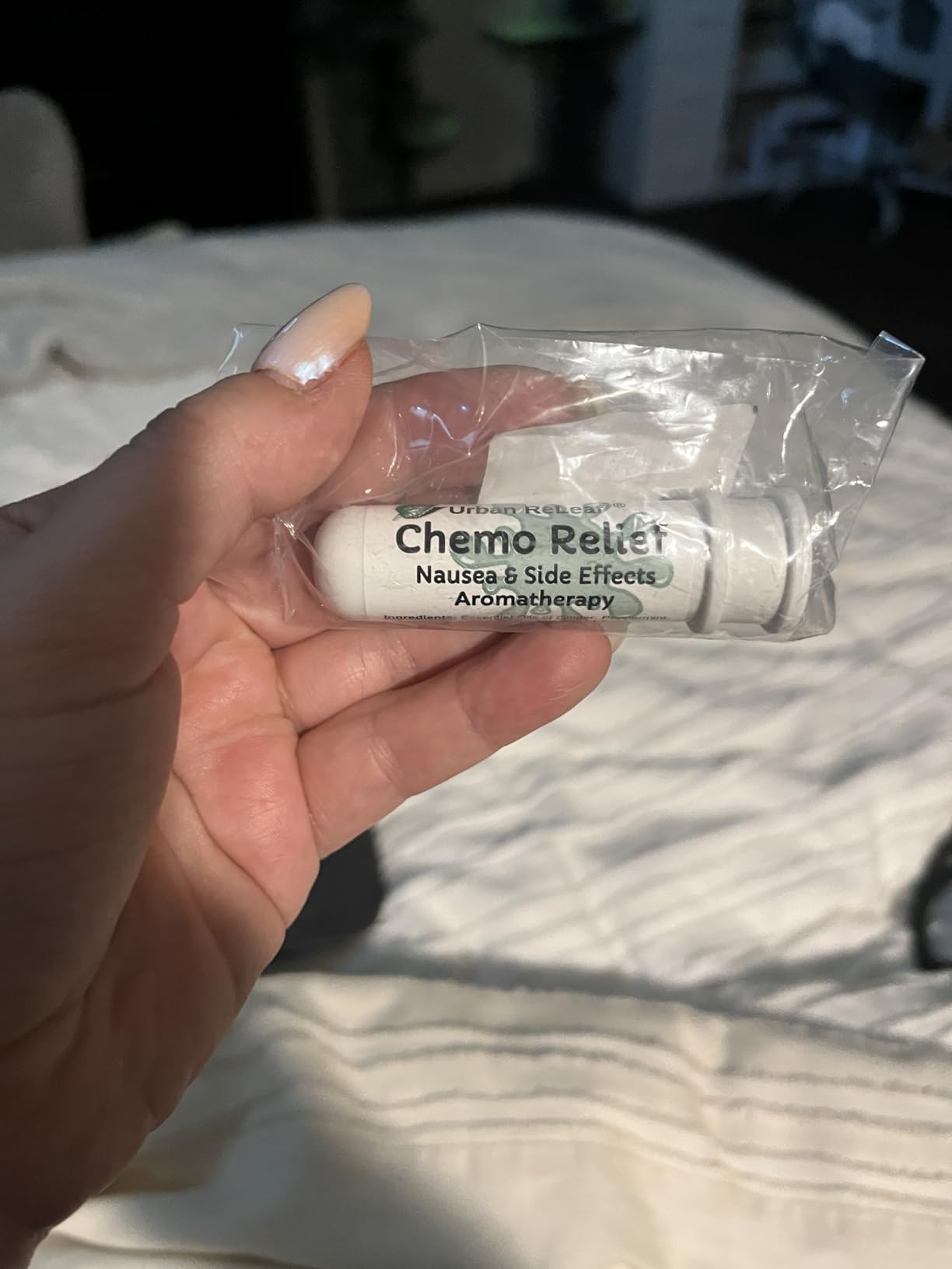 Urban ReLeaf Chemo Relief & Side Effects Aromatherapy! Fast Help! Soothe Upset Stomach, Queasy! 100% Natural Essential Oils! Customer Review Urban ReLeaf Chemo Relief & Side Effects Aromatherapy! Fast Help! Soothe Upset Stomach, Queasy! 100% Natural Essential Oils! - Customer Photo 1