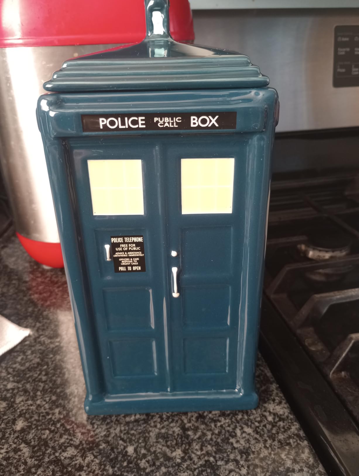 Doctor Who Tardis Ceramic Cookie Jar, 10 Doctor Who Tardis Ceramic Cookie Jar, 10