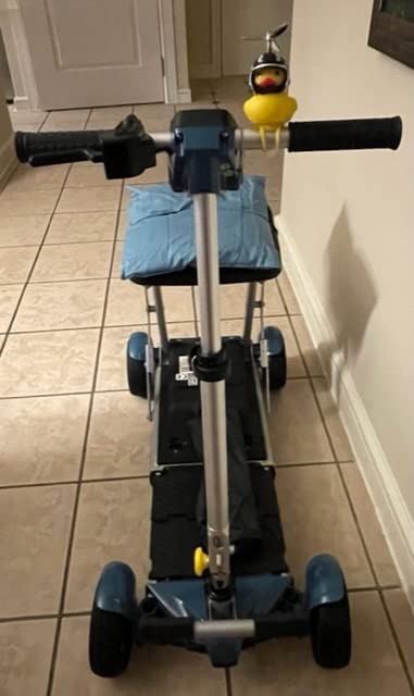 NEKRASH Duck Bike Bell, Rubber Duck Bicycle Accessories with LED Light, Cute Propeller Handlebar Bicycle Horns for Kids Toddler Children Adults Sport Outdoor - Customer Photo 3