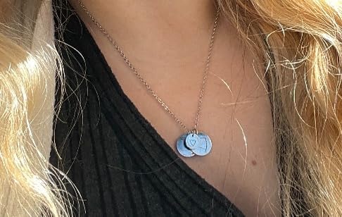 Best Friend Necklace Long Distance Friendship Custom Two State Jewelry, Gifts for Women, Mother Daughter Relationship - Customer Photo 1