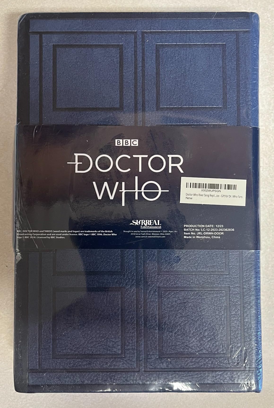 Doctor Who River Song Replica Journal, 200 pages - Embossed Faux Leather Hardcover TARDIS Diary w/ Bookmark - Officially Licensed BBC Merchandise Customer Review Doctor Who River Song Replica Journal, 200 pages - Embossed Faux Leather Hardcover TARDIS Diary w/ Bookmark - Officially Licensed BBC Merchandise - Customer Photo 2