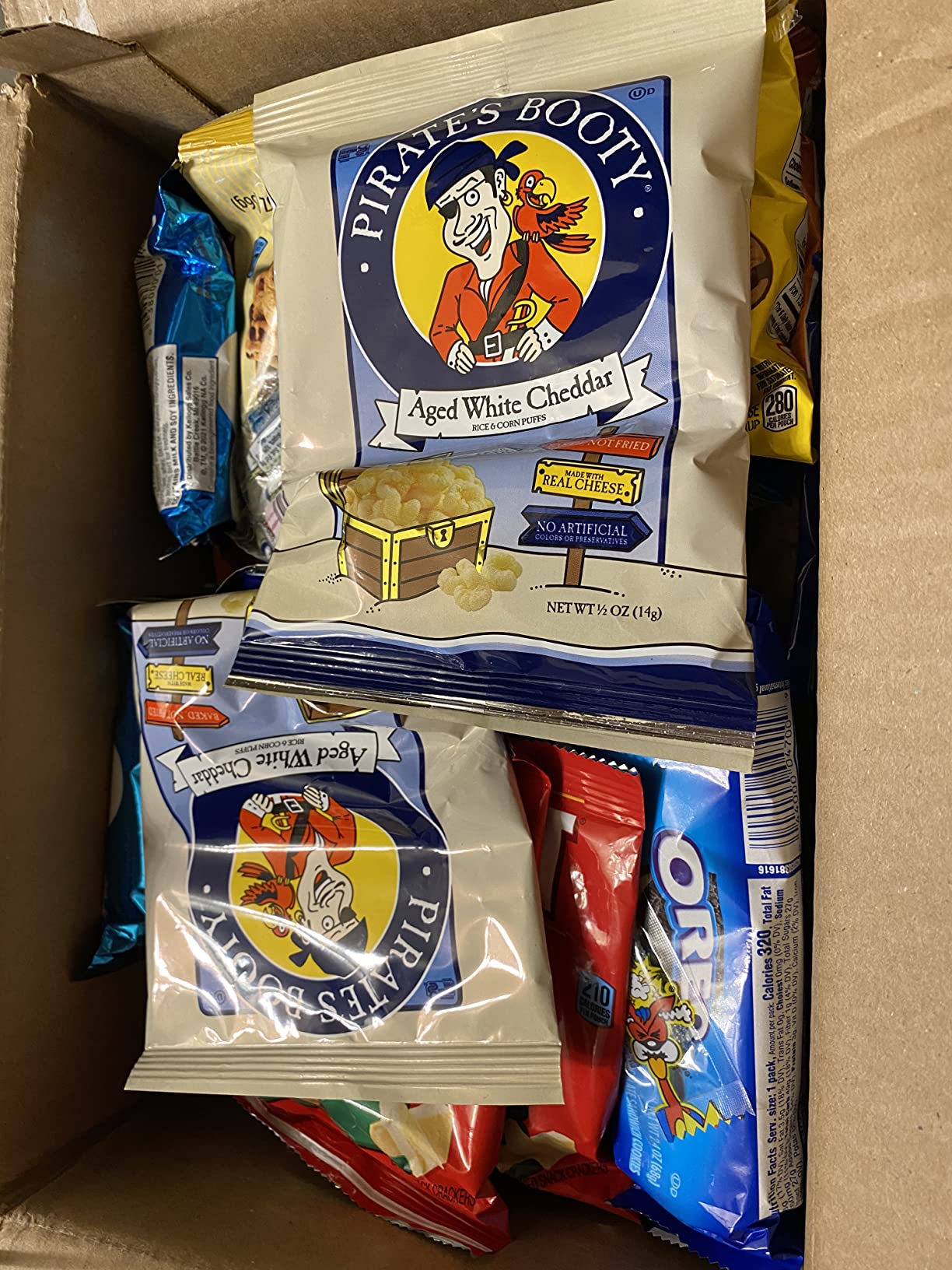 The Snack Bar - Snack Care Package (40 count) - Variety Assortment with American Candy, Fruit Snacks, Gift Snack Box for Lunches, Office, College Students, Road Trips, Holiday Gifts - Customer Photo 1