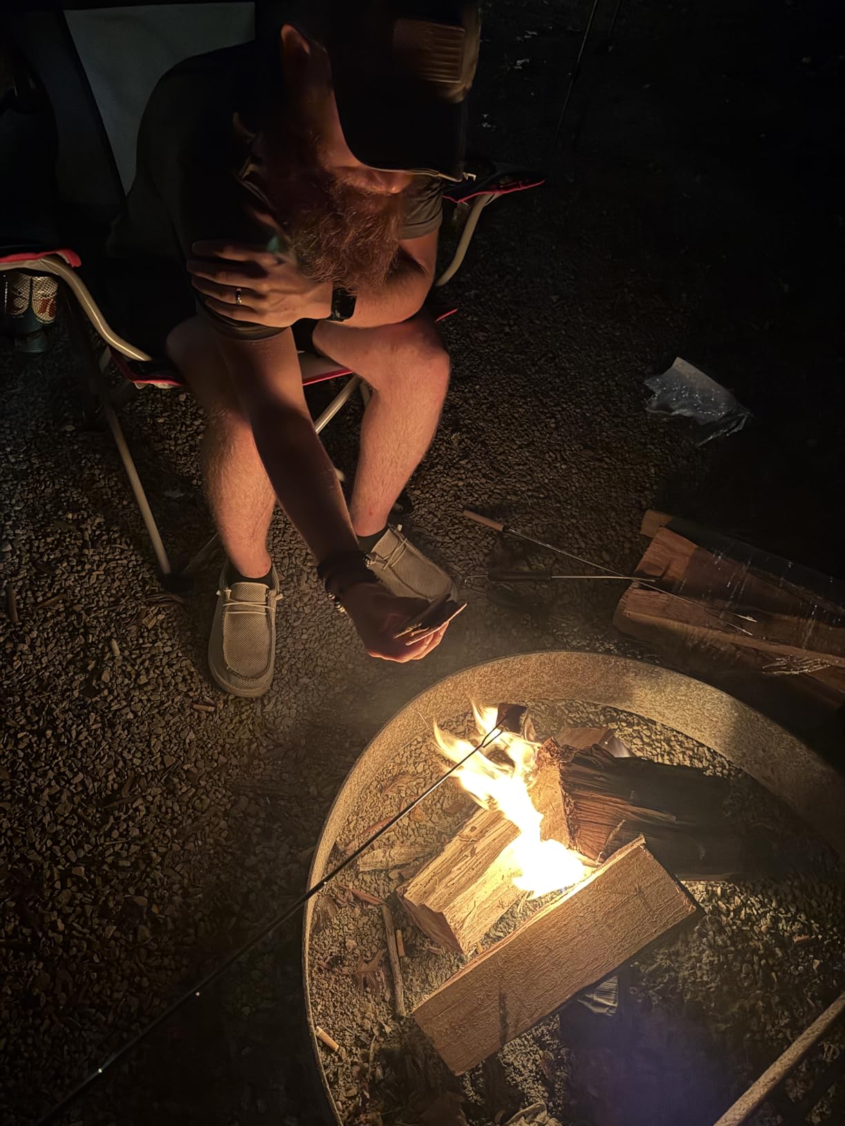 MalloMe Smores Sticks for Fire Pit Long - Marshmallow Roasting Sticks Smores Kit - Smore Skewers Hot Dog Fork Campfire Cooking Equipment, Camping Essentials S'mores Gear Outdoor Accessories 32