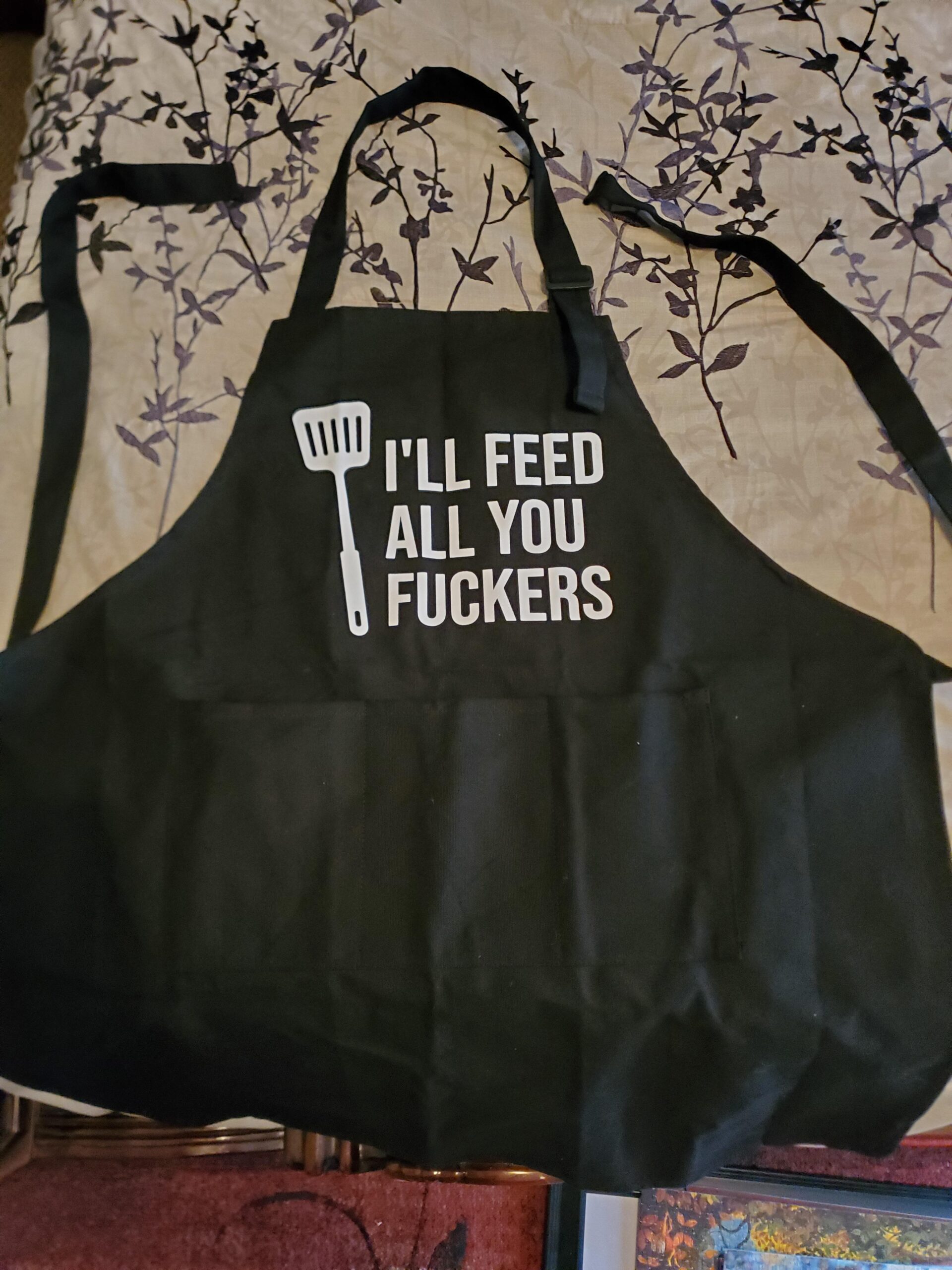 Miracu Funny Cooking Aprons for Men Women, Funny Dad Gifts for Mens Father, Mom - Fathers Christmas, Birthday Gifts for Dad Step Brother Boyfriend Husband, Cool BBQ Grilling Kitchen Chef Apron - Customer Photo 4