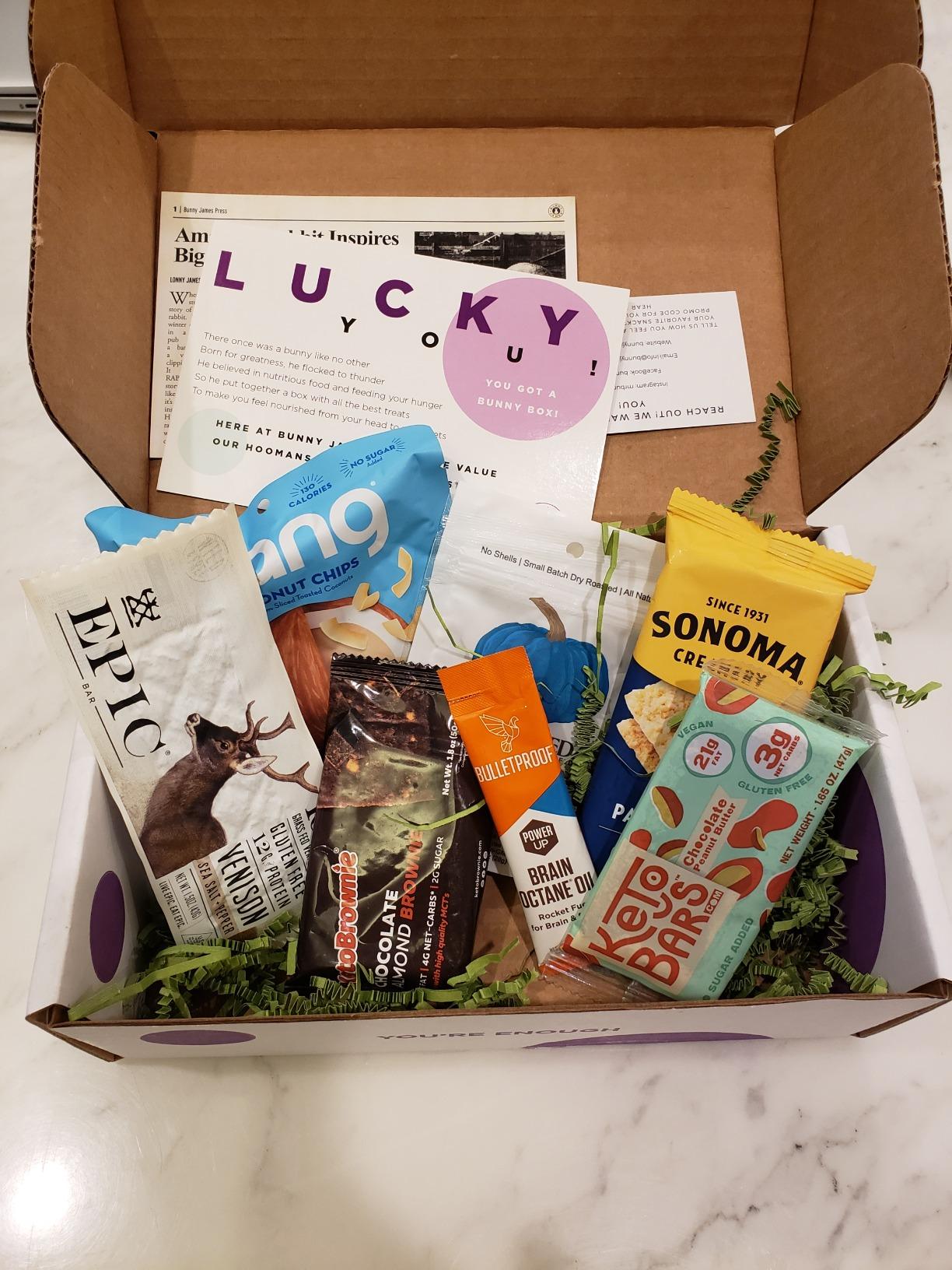 KETO Ultra Low Carb Snacks Care Package with High Fat Ketogenic Food Care Package with Cookies, Jerky – 10-Piece Healthy Diet Gift Bag for Men & Women Customer Review KETO Ultra Low Carb Snacks Care Package with High Fat Ketogenic Food Care Package with Cookies, Jerky – 10-Piece Healthy Diet Gift Bag for Men & Women - Customer Photo 1