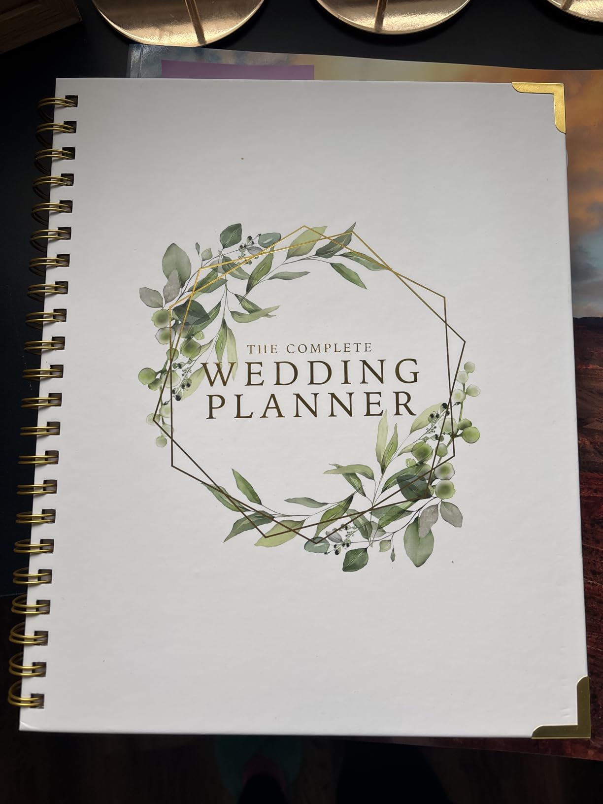 Your Perfect Day Wedding Planner Book and Organizer - Wedding Planner Book - Bridal Planning Binder with Countdown Calendar - Bride Gifts - (FLORAL) - Customer Photo 1