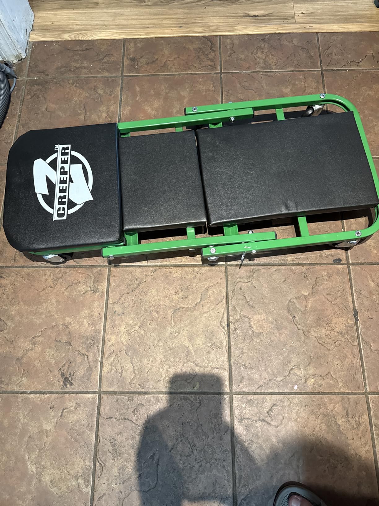 Pro-LifT C-2036DG Black/Green 300 Lbs Mechanic Creeper - Customer Photo 2