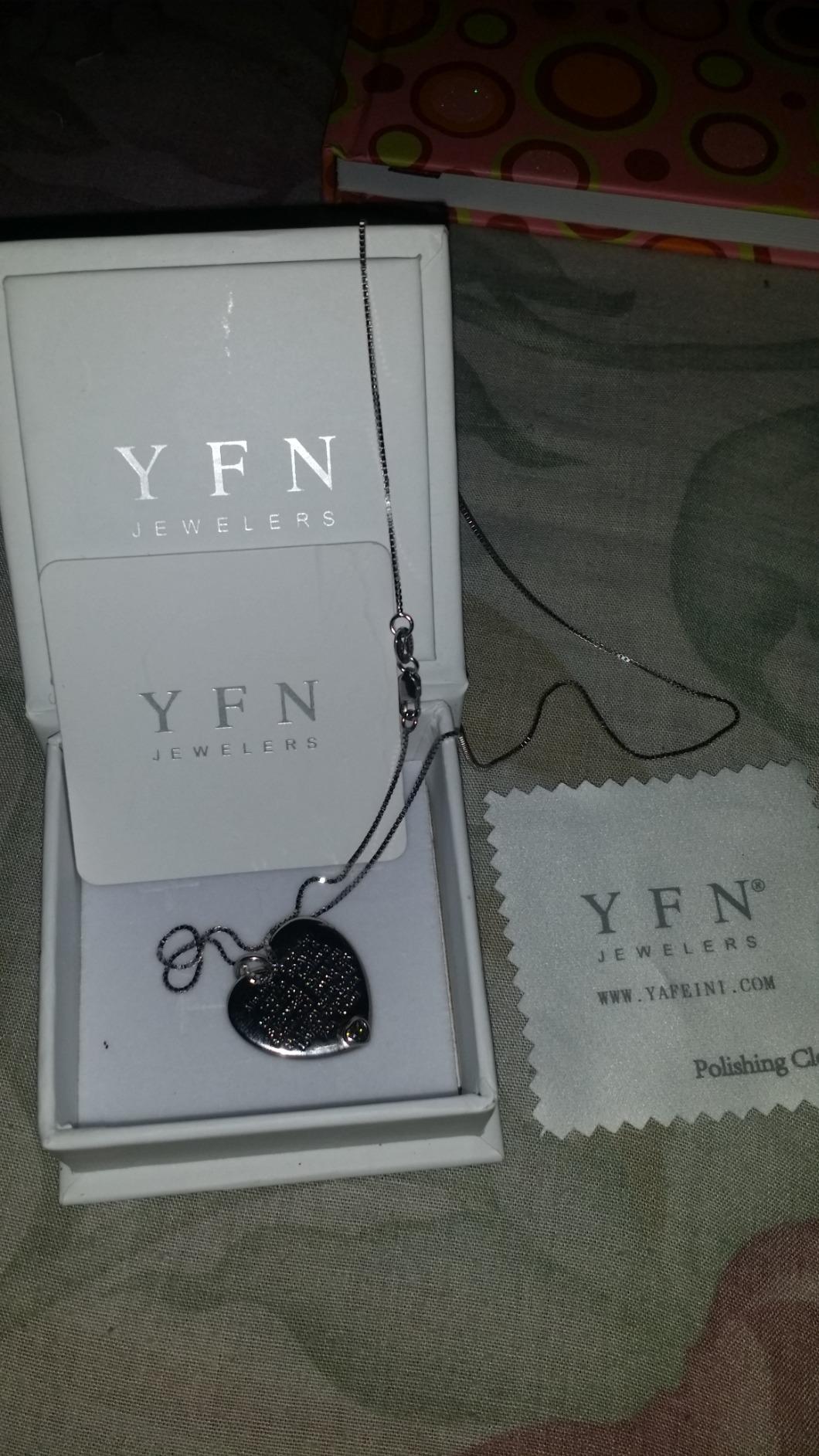 YFN Sterling Silver Always Remember You are Braver Than You Believe Jewelry Pendant Necklace Inspirational Gifts - Customer Photo 1