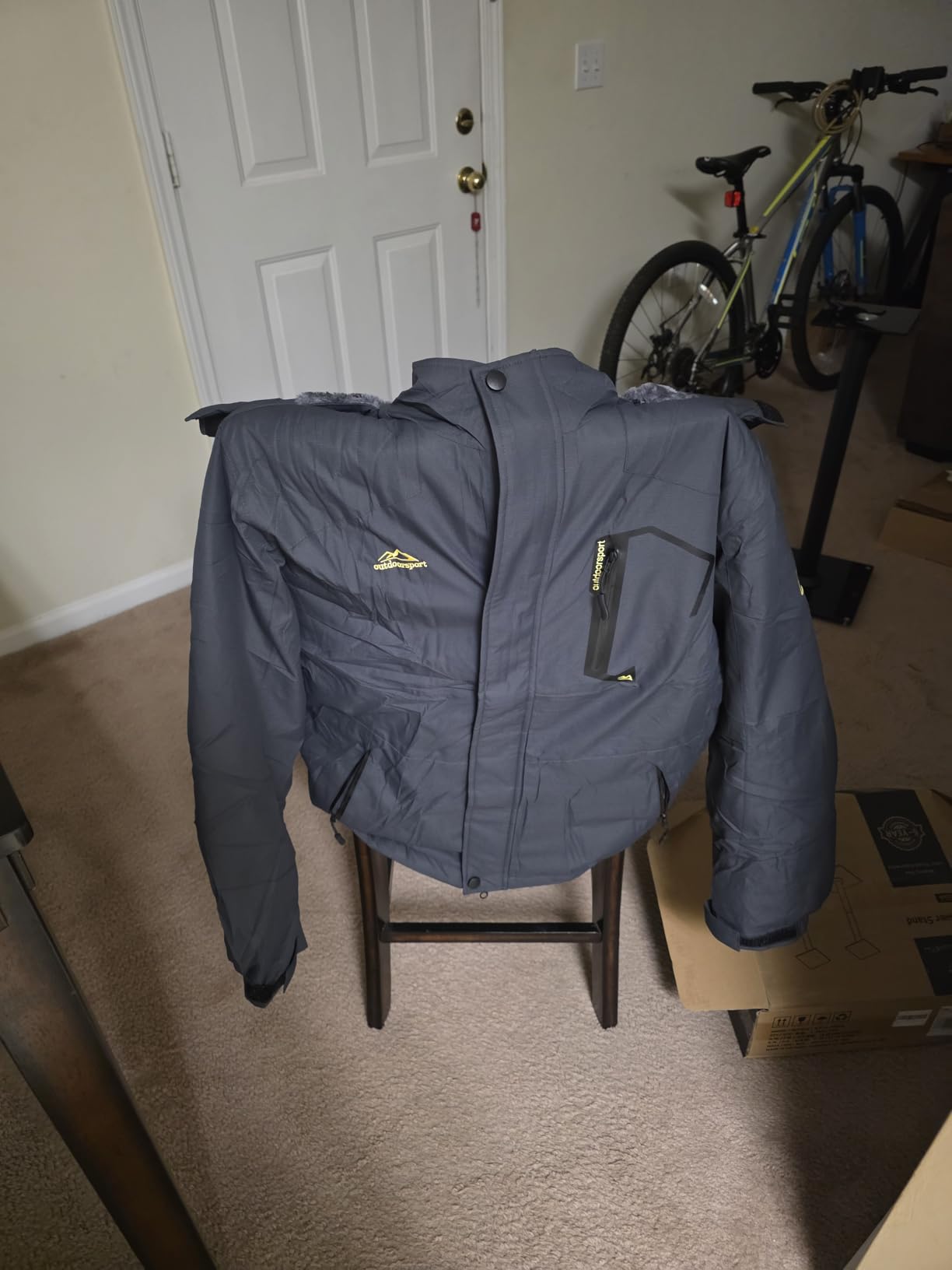 TACVASEN Men's Winter Skiing Jackets Water Resistant Fleece Coats Insulated Thermal Snowboard Jacket Parka Raincoat with Hood - Customer Photo 2