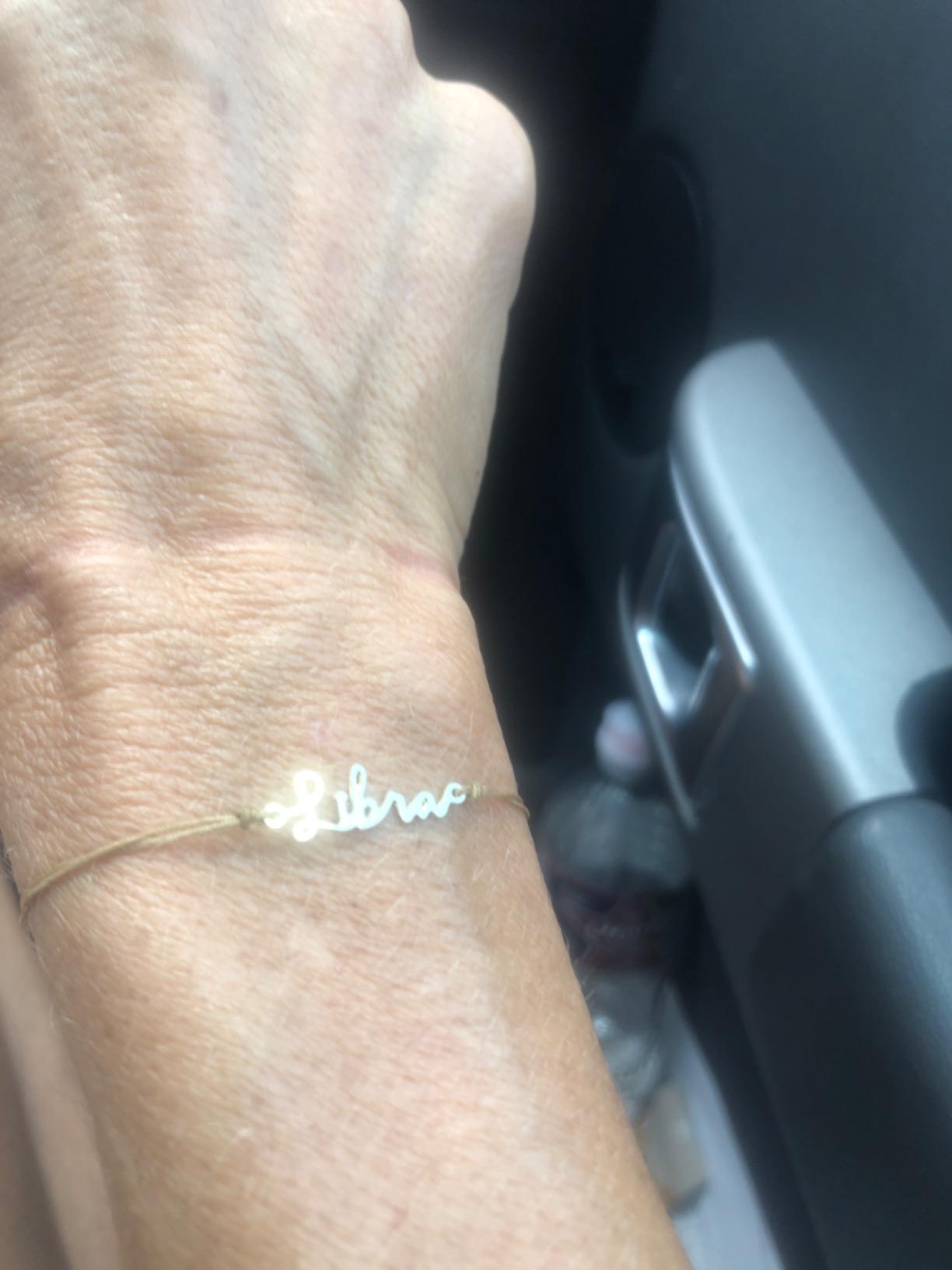 Zodiac Bracelet - 14K Gold-Dipped Zodiac Constellation Celestial Sign Bracelet - Birthday Gifts for Women and Teenagers on Adjustable 7