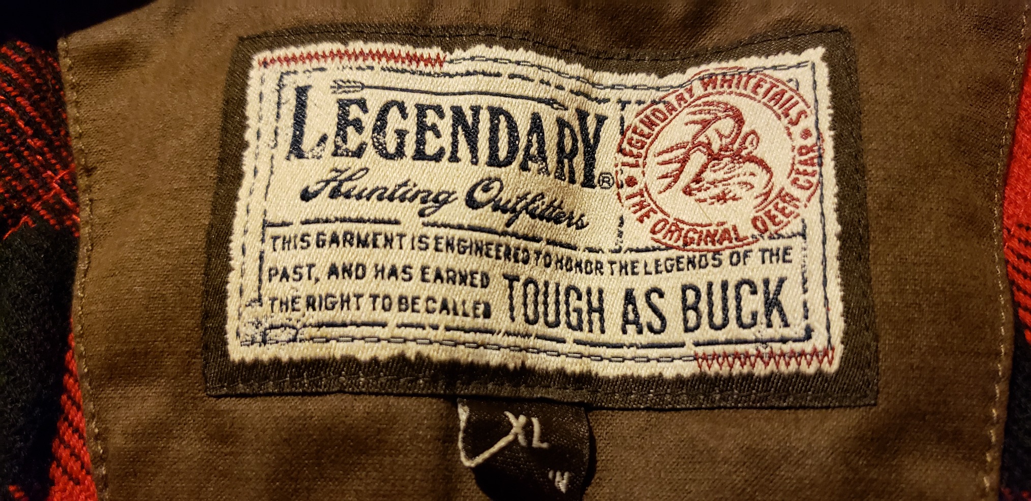 Legendary Whitetails mens Barn Chore Coat Vintage Work Jacket Waxed Cotton Water Resistant - Customer Photo 1