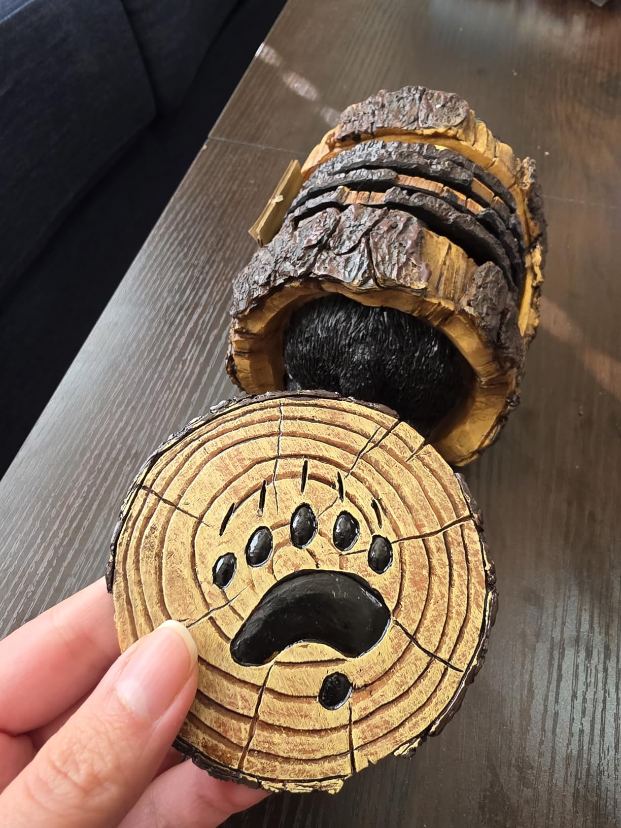 Fire Truck Coaster Set of 5 - Firefighter Kitchen Table Coasters Set Rustic Home Decor Living Room - Firefighter Coaster Sets with Holder Dining Room Decor and Accessories - Customer Photo 1