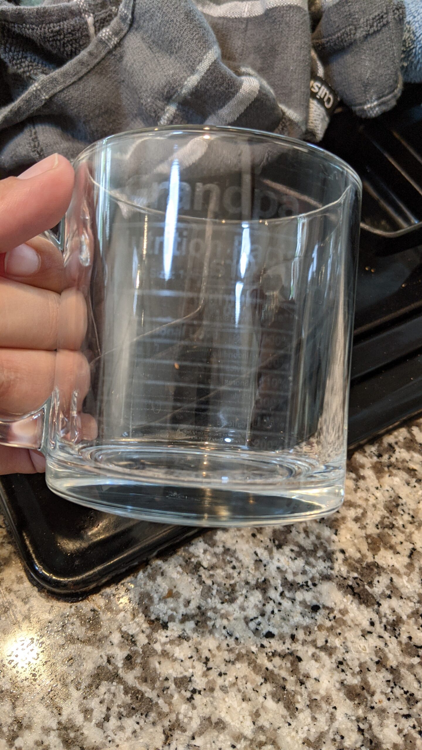 CBTwear Grandpa & Grandma Nutrition Facts Mugs - Grandparents Gift Set - 13oz Glass Coffee Mug Couples Sets - Customer Photo 2