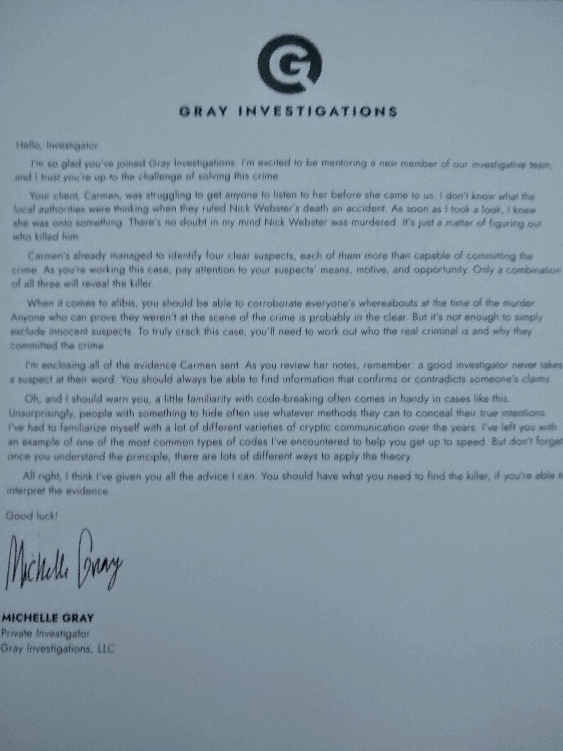 Hunt A Killer: Death At The Dive Bar, Solve a Murder at Old Scratch Tavern, Immersive Murder Mystery Game, Play Detective in Unsolved Mysteries, Great Gift For True Crime Fans, Designed for Ages 14+ - Customer Photo 2