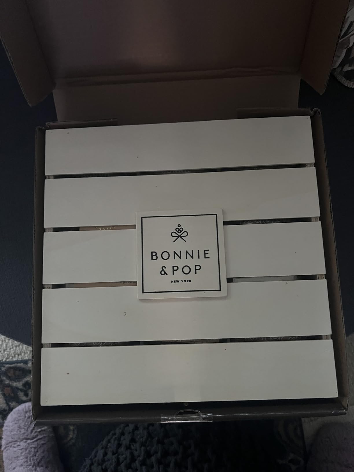 Nut Gift Basket, in Reusable Wooden Crate, Healthy Gift Option, Gourmet Snack Food Box, with Unique Flavors, Great for Feel Better, Sympathy & Birthday- Bonnie & Pop - Customer Photo 2