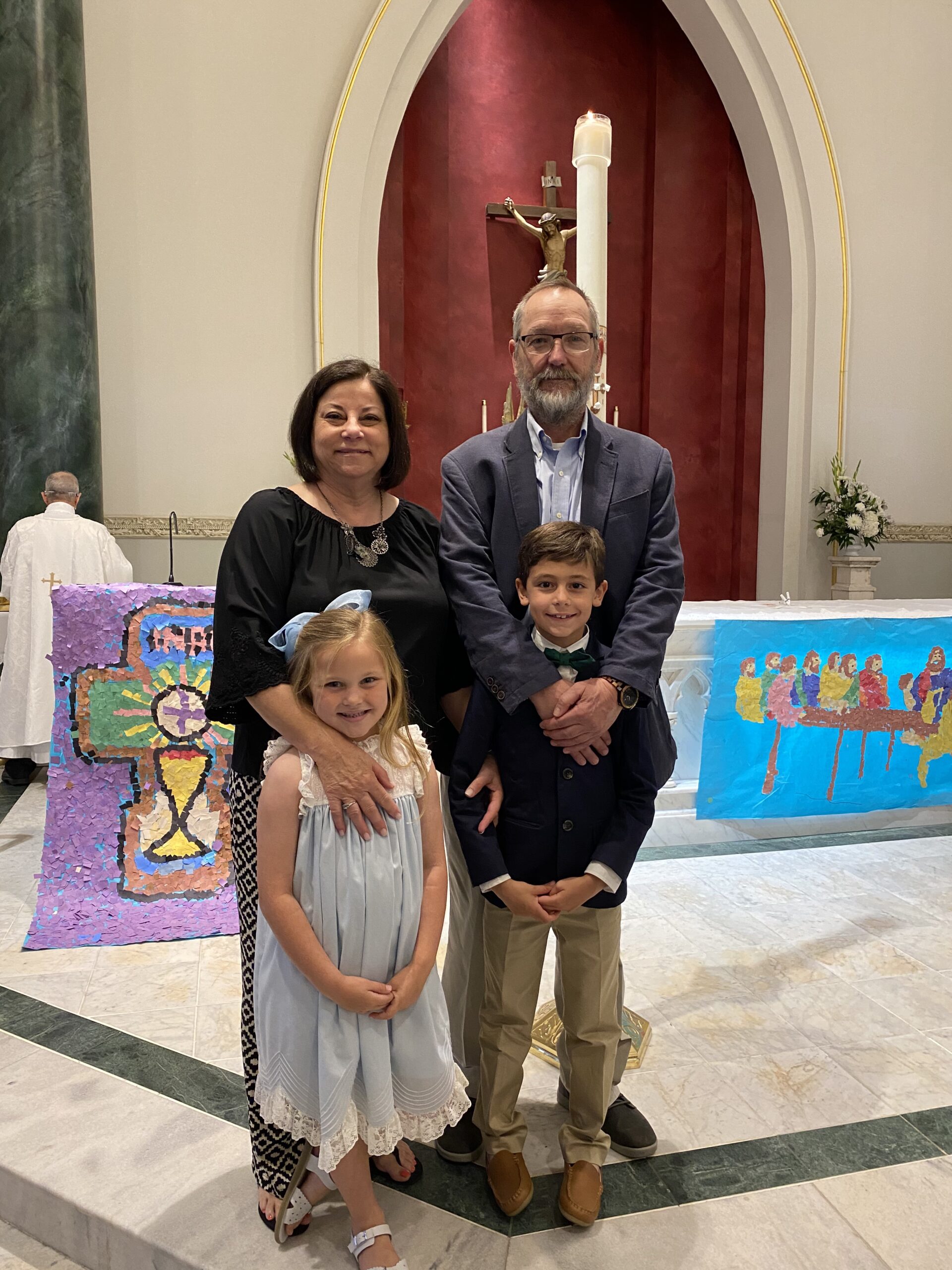 Good Shepherd Confirmation Cross w/ Gift Box – Deluxe Handcrafted Holy Land Olive Wood Cross Keepsake – Handheld Wooden Pocket Cross w/ Certificate – Catholic Confirmation Gifts for Girls and Boys - Customer Photo 2