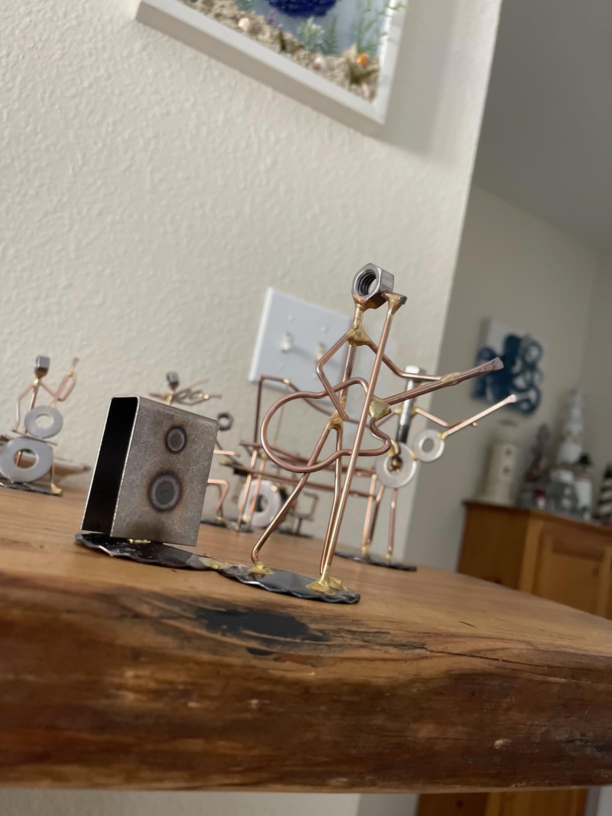 Grand Piano Collectible Handmade Metal Art Figurine, Desk Accessories, Trophy, Boss Gift, Office Décor, Business Professional, Musical Instrument - Customer Photo 3