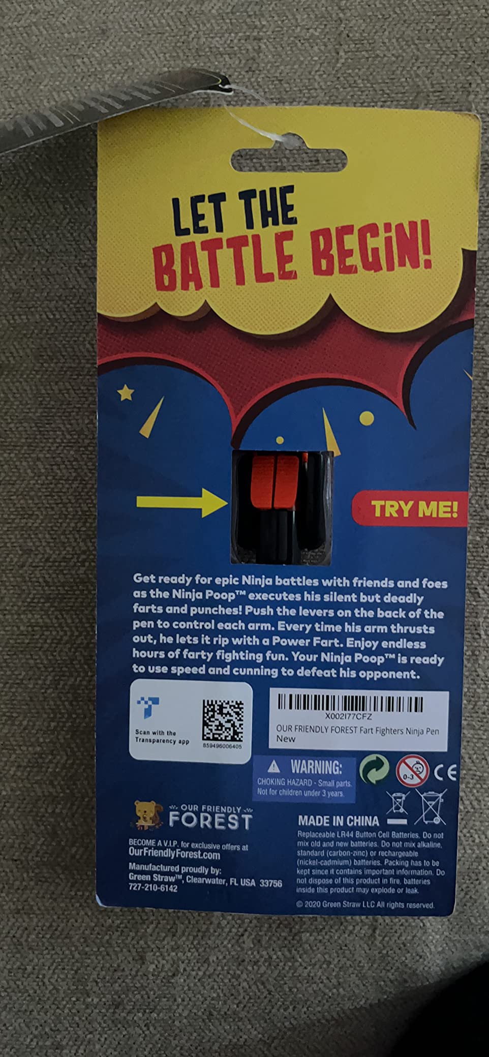 Farting Poop Pen with Punching Arms - Funny Stocking Stuffers for Teens, Boys & Kids of All Ages - Great for Silly Secret Santa or Holiday White Elephant Gifts - Christmas Gag Gifts for Teens (Ninja) Customer Review Farting Poop Pen with Punching Arms - Funny Stocking Stuffers for Teens, Boys & Kids of All Ages - Great for Silly Secret Santa or Holiday White Elephant Gifts - Christmas Gag Gifts for Teens (Ninja) - Customer Photo 2