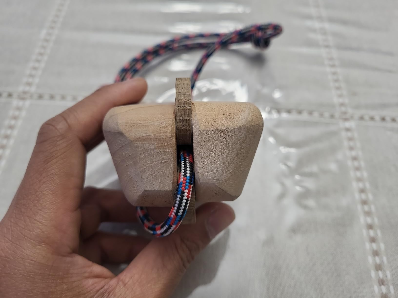 Ucraft Pocket-Sized Climbing Hangboard. Portable Fingerboard for Training and Warm-up - Customer Photo 2