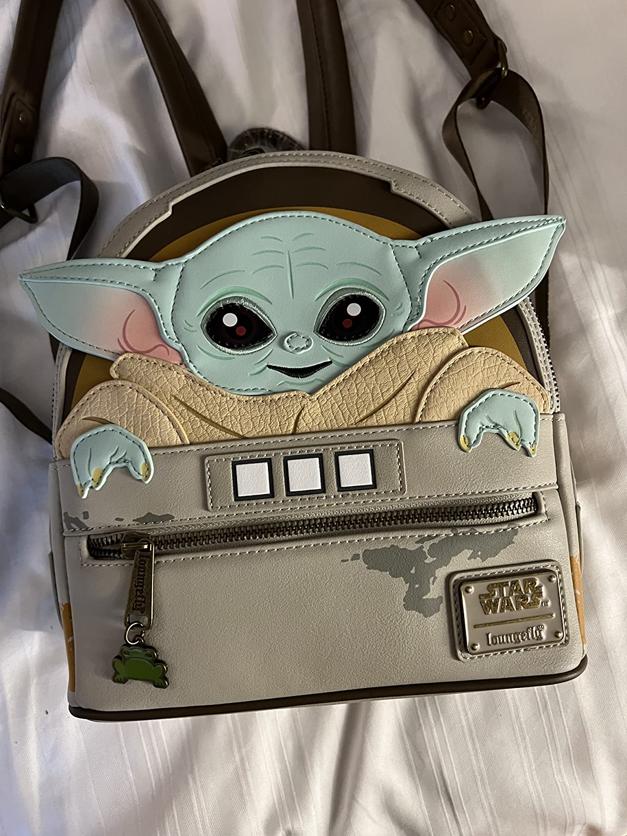 Loungefly Star Wars The Mandalorian Child Craddle Mini Backpack Customer Review Loungefly Star Wars The Mandalorian Child Craddle Mini Backpack - Customer Photo 1