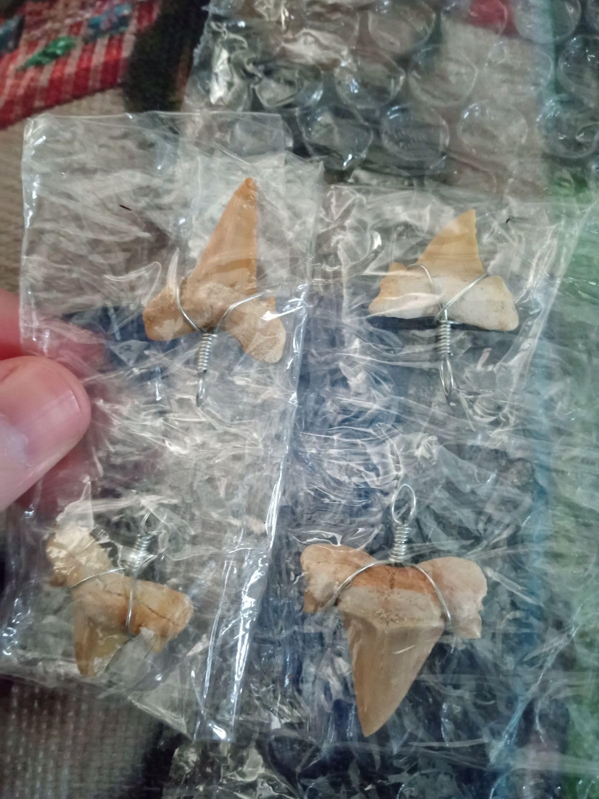 Bright Creations Shark Tooth Pendants - 12 Pack, White, 0.8 x 1 in - DIY Jewelry Charms for Necklaces & Bracelets Customer Review Bright Creations Shark Tooth Pendants - 12 Pack, White, 0.8 x 1 in - DIY Jewelry Charms for Necklaces & Bracelets - Customer Photo 1