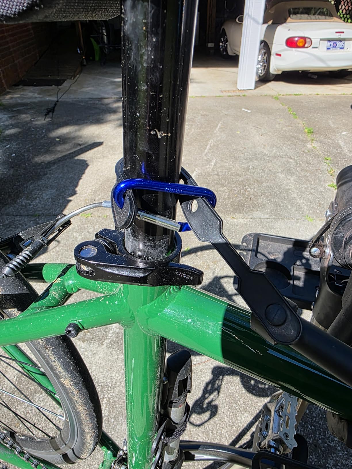 CXWXC Bike Repair Stand -Shop Home Bicycle Mechanic Maintenance Rack- Bike Workstands for Mountain Bike and Road Bike - Customer Photo 2