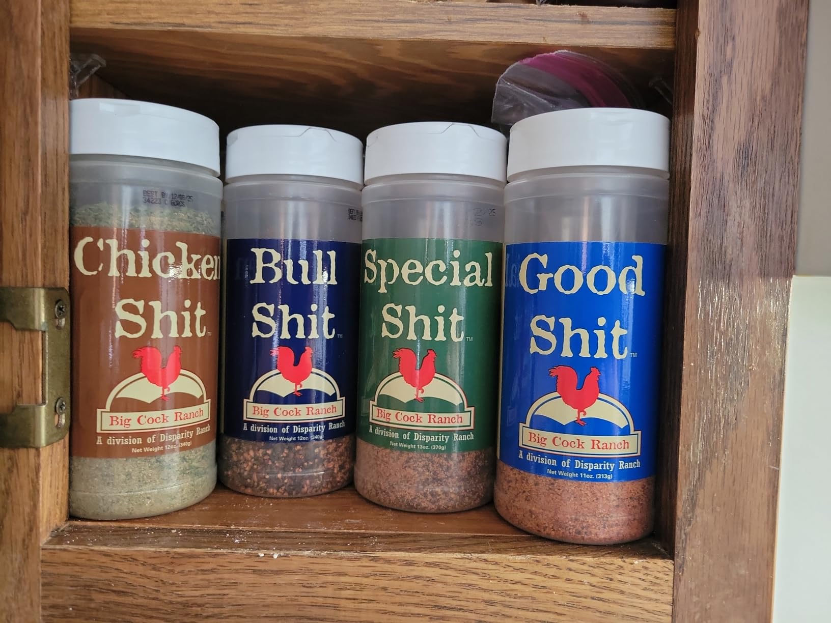 Big Cock Ranch Gourmet Seasoning Bundle All-Purpose Special Shit 13oz, Bull Shit for Steak 12oz, Good Shit Sweet N' Salty 11oz and Chicken Shit 12oz Gluten-Free and No MSG Customer Review Big Cock Ranch Gourmet Seasoning Bundle All-Purpose Special Shit 13oz, Bull Shit for Steak 12oz, Good Shit Sweet N' Salty 11oz and Chicken Shit 12oz Gluten-Free and No MSG - Customer Photo 2