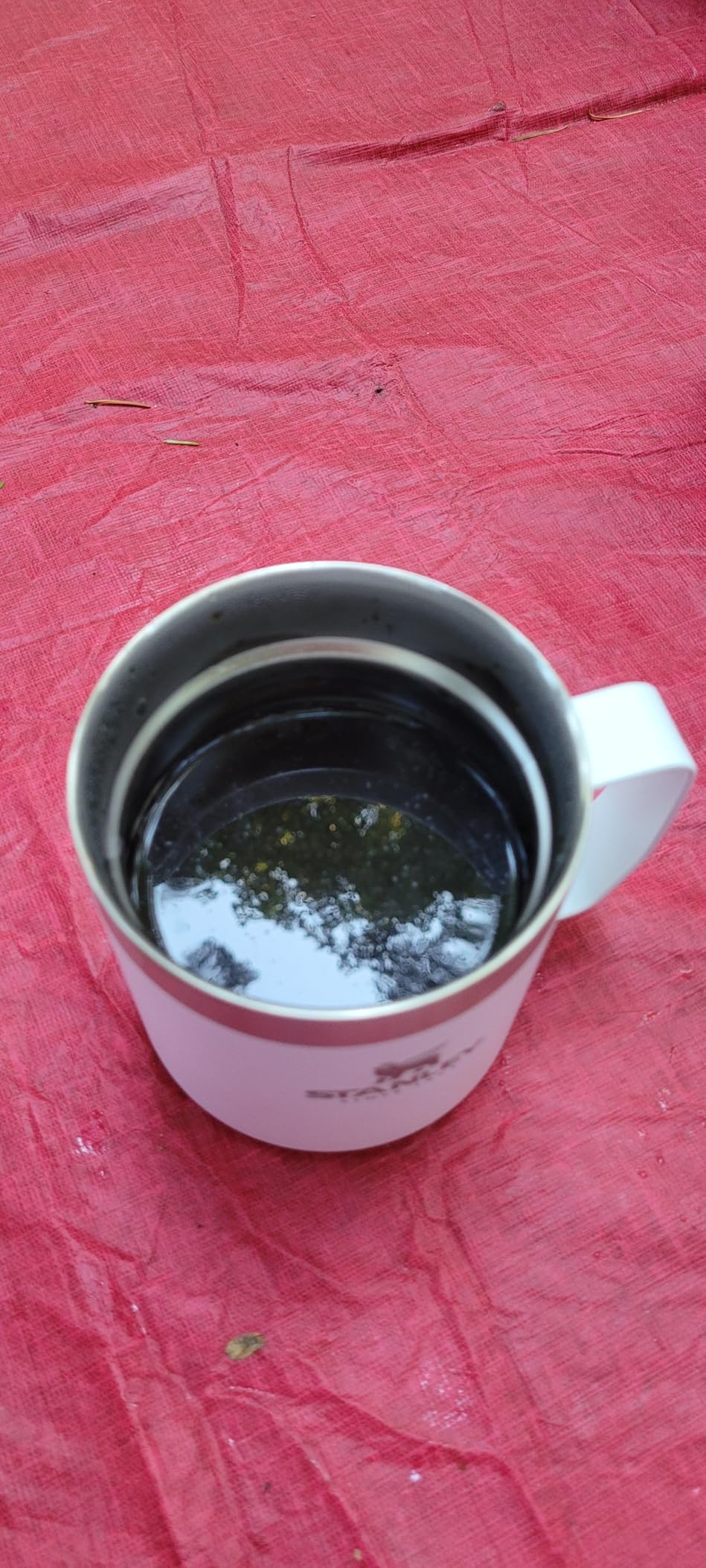 STANLEY Perfect Brew Pour Over Set | 12 oz Camp Mug with Lid Included | Drip Coffee Maker with Reusable Filter | Insulated Stainless Steel | BPA-Free | Hammertone Green - Customer Photo 2