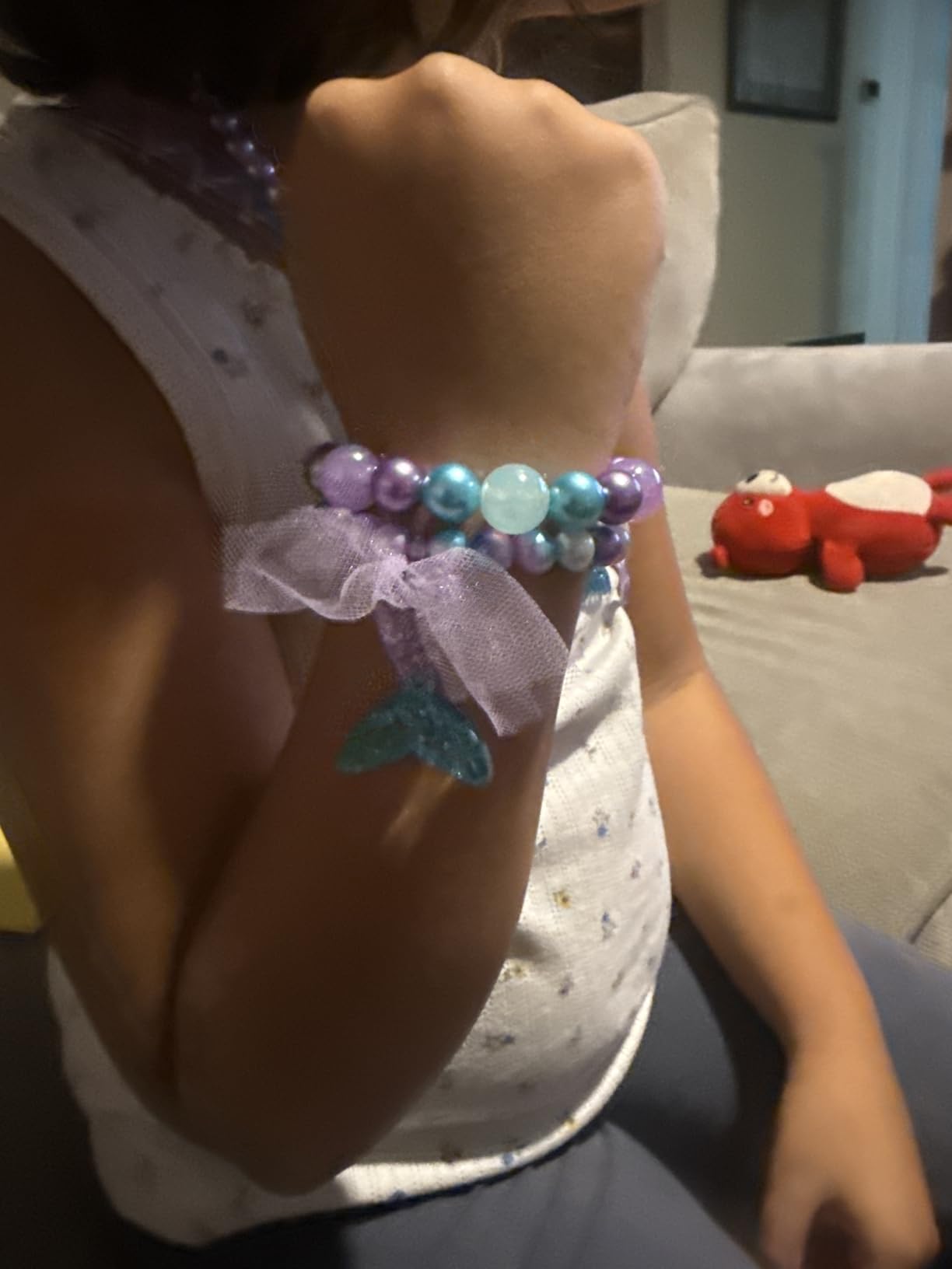 mibasies Purse for Little Girls Dress Up Jewelry Pretend Play Kids Accessories Mermaid Gifts - Customer Photo 2