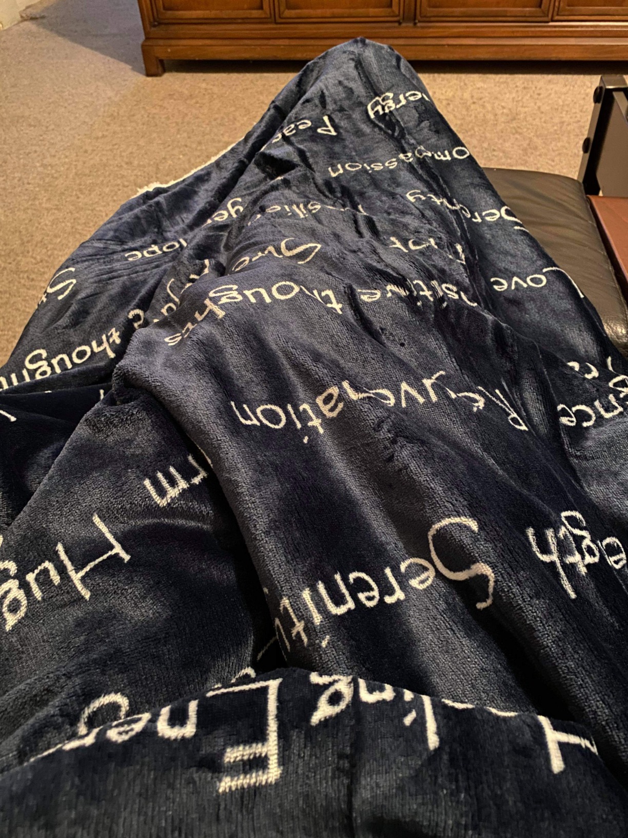 Compassion Blanket - Strength Courage Super Warm Hugs, Get Well Gift Blanket Plush Healing Thoughts Positive Energy Love & Hope, Cancer Support Gift for Women 50 x 65 (Pink, One Size) - Customer Photo 2