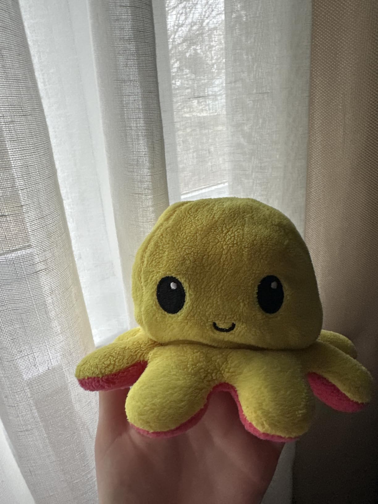 TeeTurtle - The Original Reversible Octopus Plushie - Love + Hate - Cute Sensory Fidget Stuffed Animals That Show Your Mood - Perfect for Valentine's Day! 4 inch - Customer Photo 1