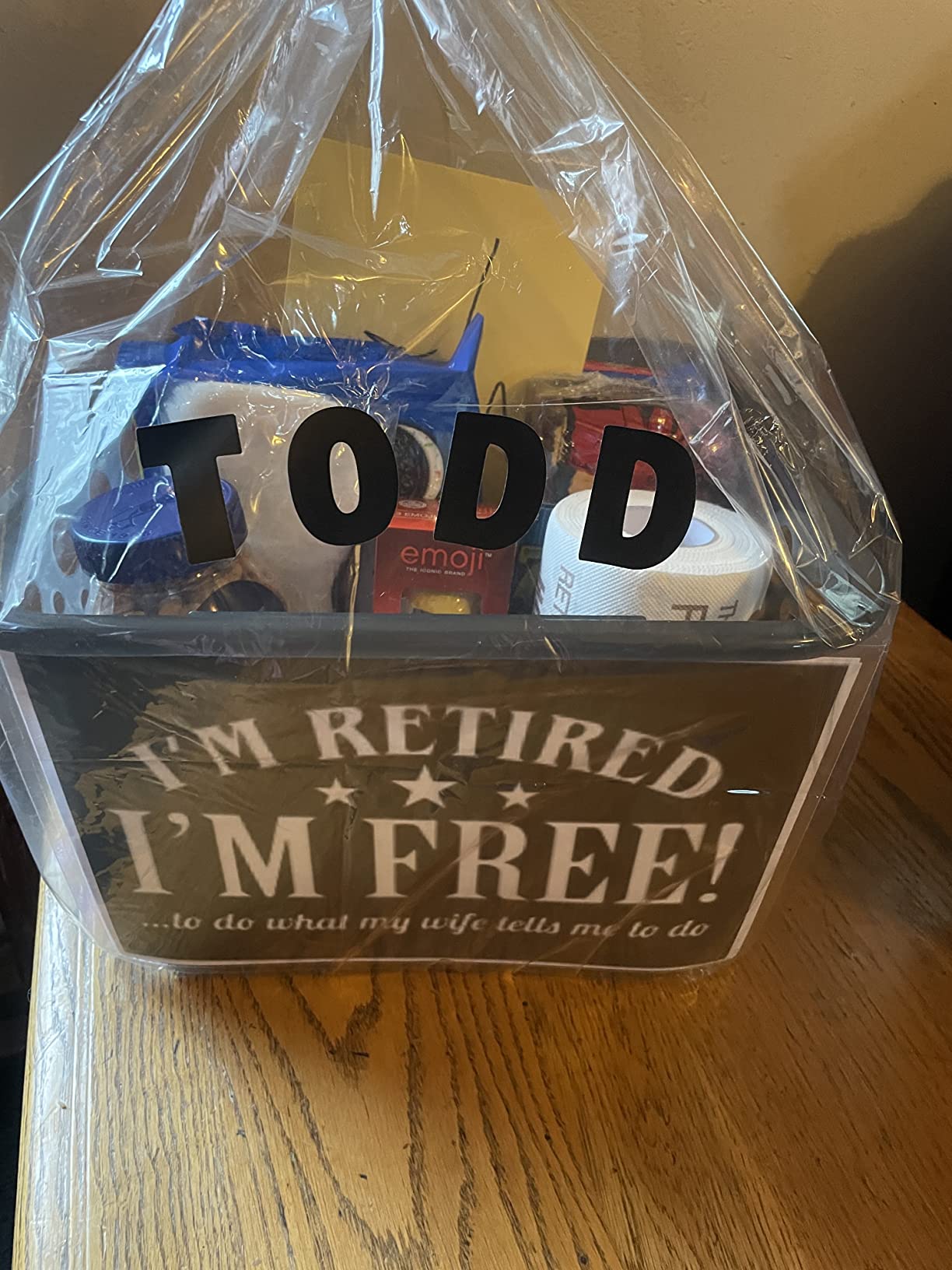 Retirement Toilet Paper Gift for Men and Women Roll Prank Funny Retired Gifts Novelty Toilet Paper Present - Customer Photo 1