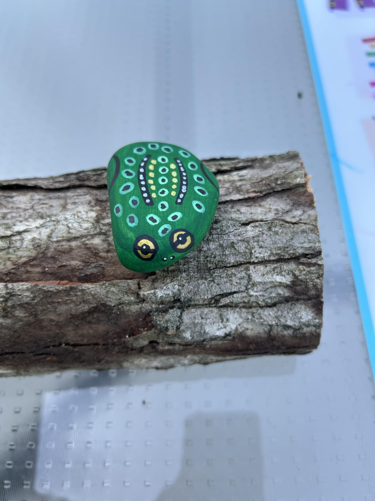 JOYEZA Rock Painting Kit Deluxe, Arts and Crafts for Girls Boys Age 6+, 12 Rocks Tween Gift Art Set, Waterproof Paints, Craft Kits Art Supplies, Kids Crafts Ages 6-8, Kids Activities 6 7 8 9 10 - Customer Photo 2