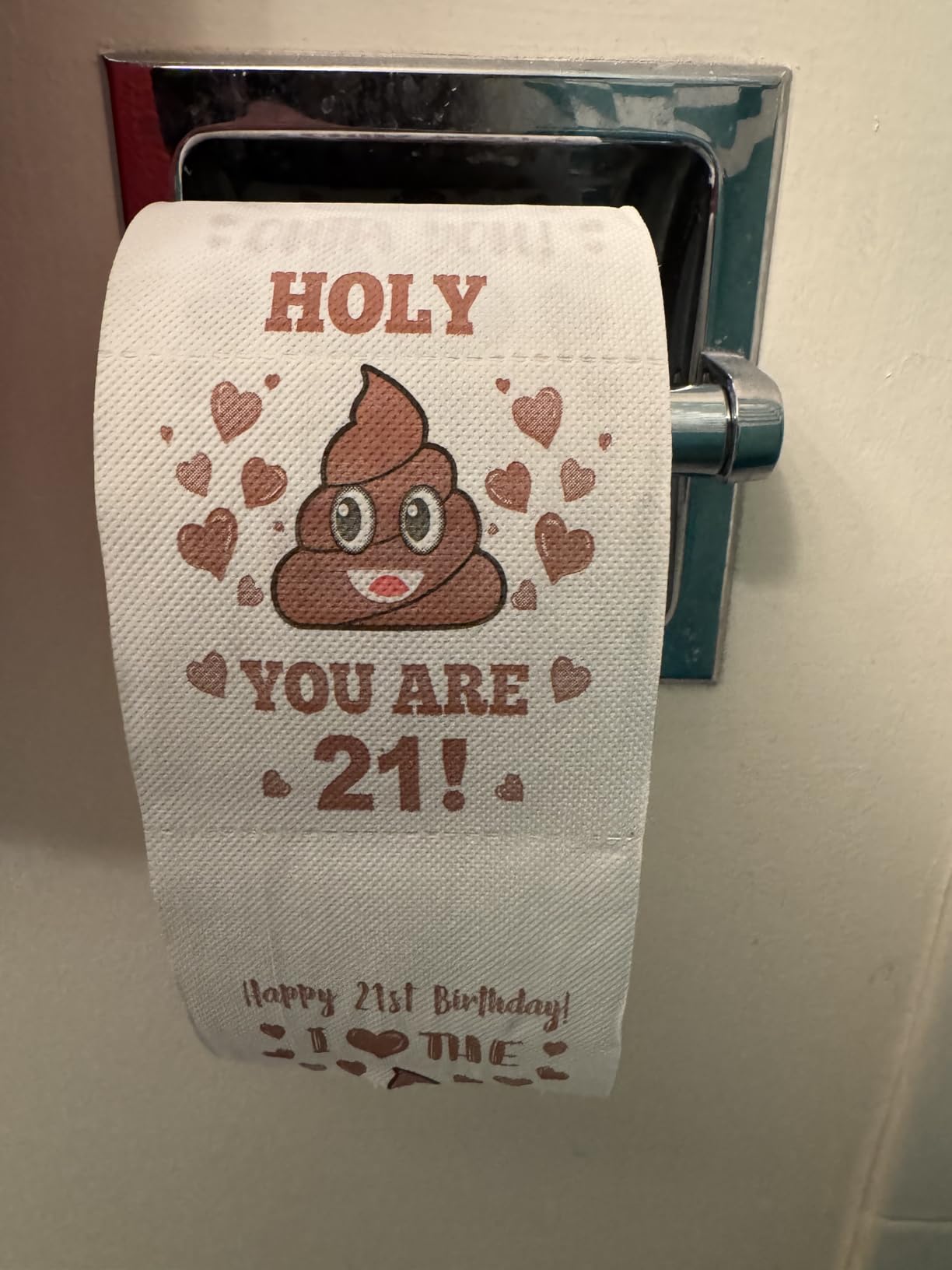 60th Birthday Gifts for Women, Men, Her, Him - Happy Prank Toilet Paper - 60th Birthday Decorations, Party Supplies Favors - 60 Years Old Funny Gag Gift Ideas, Novelty Bday Present for Friends, Family - Customer Photo 2