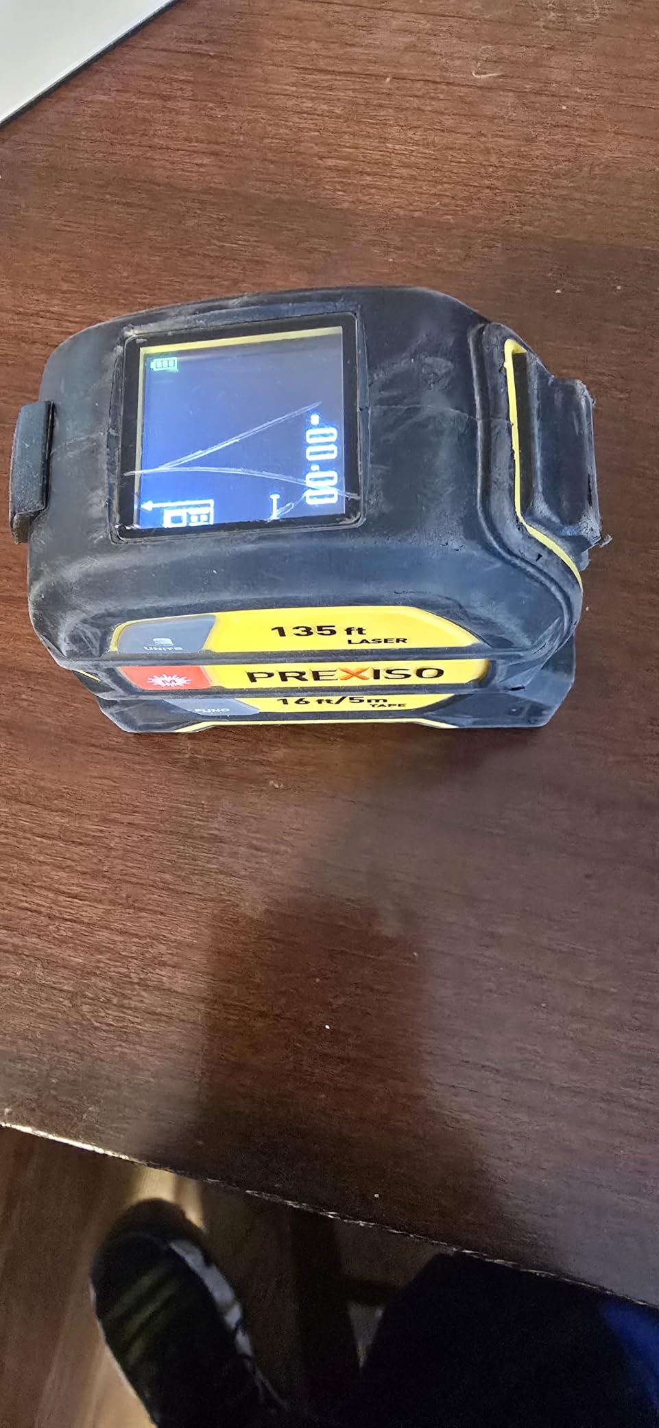 PREXISO 2-in-1 Laser Tape Measure, 135Ft Rechargeable Measurement Tool & 16Ft Measuring Movable Magnetic Hook - Pythagorean, Area, Volume, Ft/Ft+in/in/M Unit NOT Digital Customer Review PREXISO 2-in-1 Laser Tape Measure, 135Ft Rechargeable Measurement Tool & 16Ft Measuring Movable Magnetic Hook - Pythagorean, Area, Volume, Ft/Ft+in/in/M Unit NOT Digital - Customer Photo 3