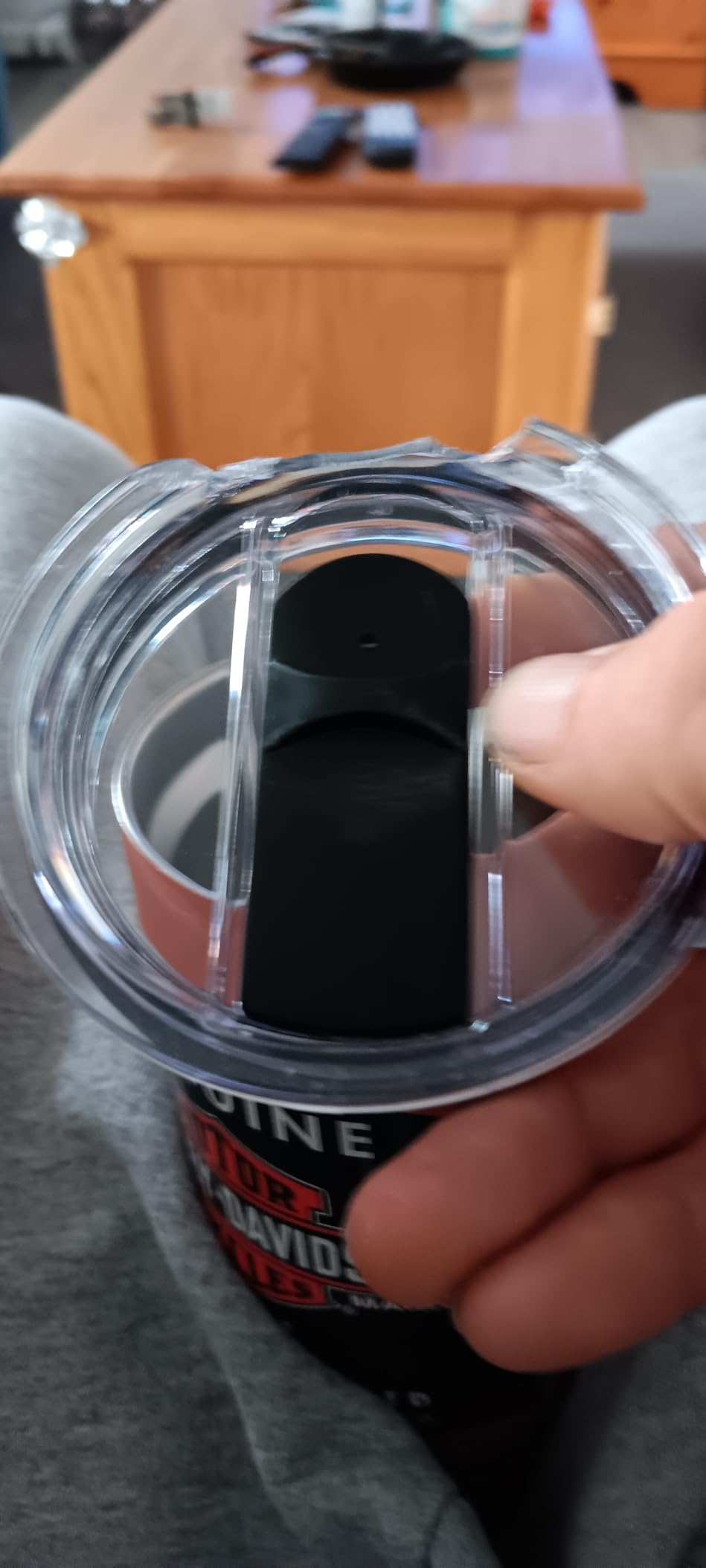 Harley-Davidson Oil Can Stainless Steel Insulated Travel Mug - 20 oz. HDX-98630 - Customer Photo 2