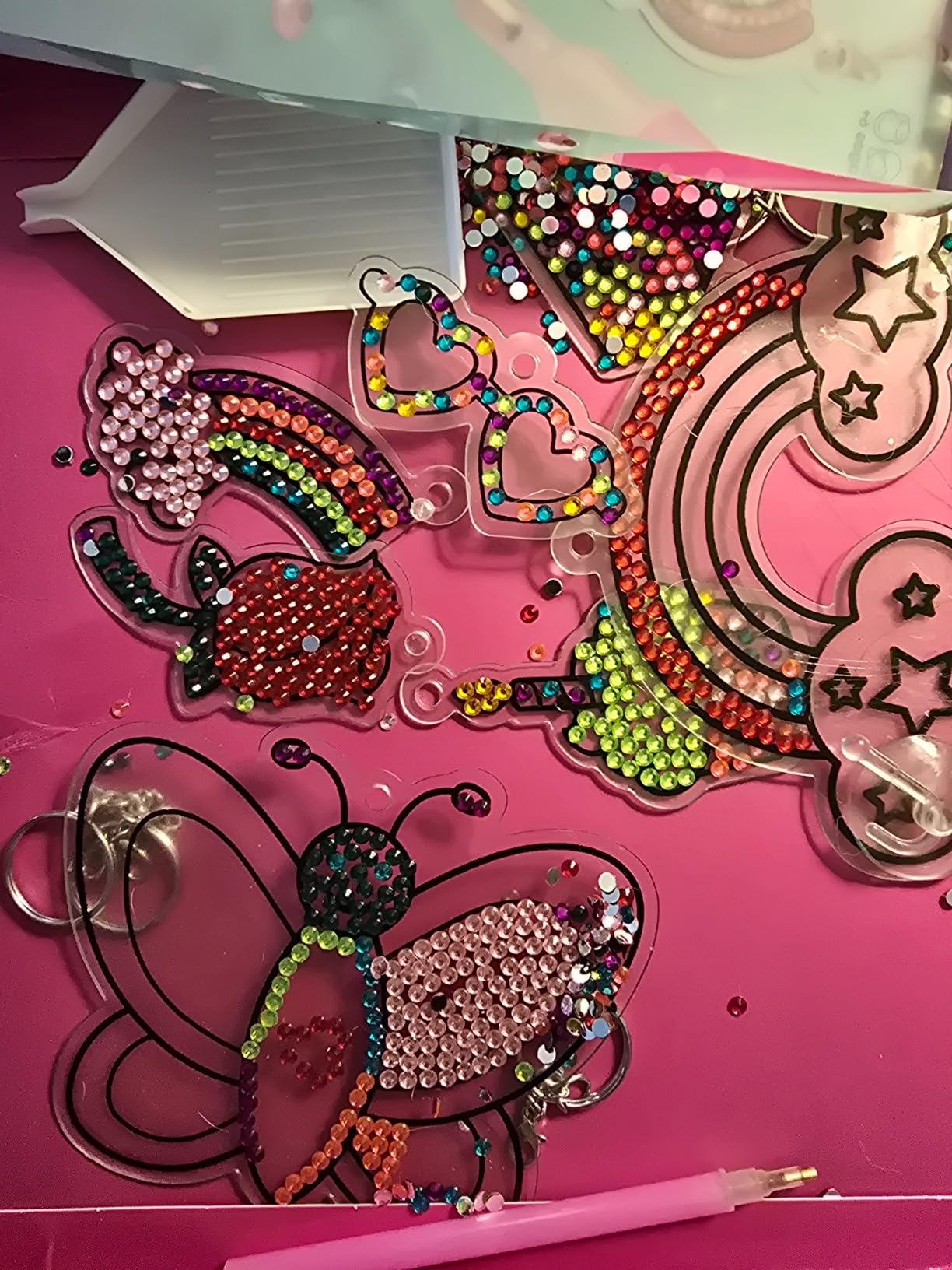 Dan&Darci Diamond Art Kit for Kids - Gem Painting Arts & Crafts Kits for Ages 6-12- Christmas Gifts for 6, 7, 8, 9, 10, 11, 12 Year Old Boy & Girl - Girls Birthday Toys Gift Ideas - Craft Activities - Customer Photo 1