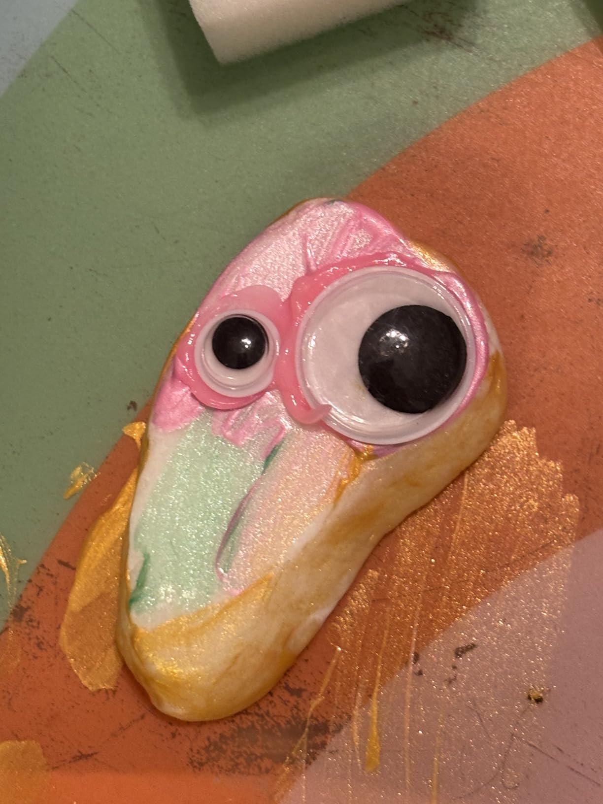 Rock Painting Kit- Glow in The Dark Rock Kit, Arts and Crafts for Kids Ages 6-12, Art Supplies Toy , Kids Craft Paint Kits, Arts & Crafts for Boys Girls Birthday Party Gift Toy Customer Review Rock Painting Kit- Glow in The Dark Rock Kit, Arts and Crafts for Kids Ages 6-12, Art Supplies Toy , Kids Craft Paint Kits, Arts & Crafts for Boys Girls Birthday Party Gift Toy - Customer Photo 1