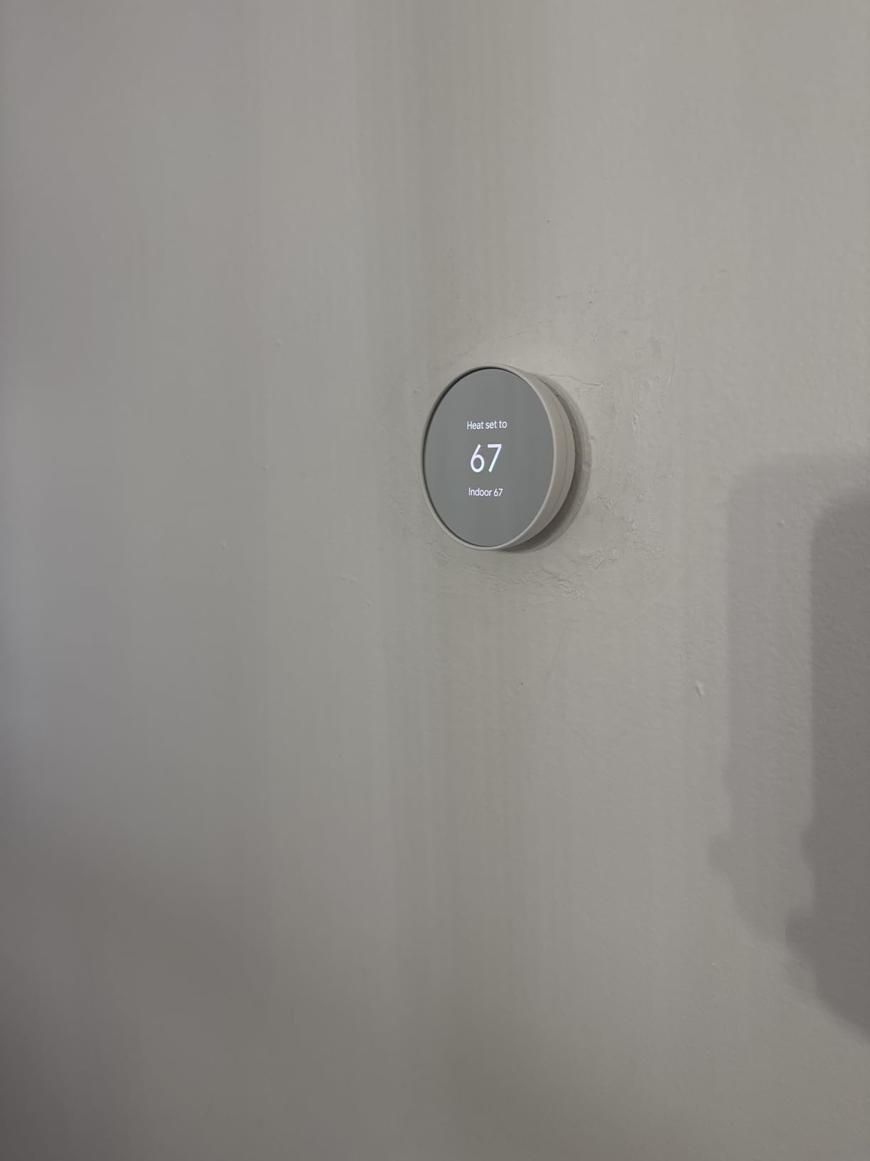 Google Nest Thermostat - Smart Thermostat for Home - Programmable Wifi Thermostat - Snow customer photo 2