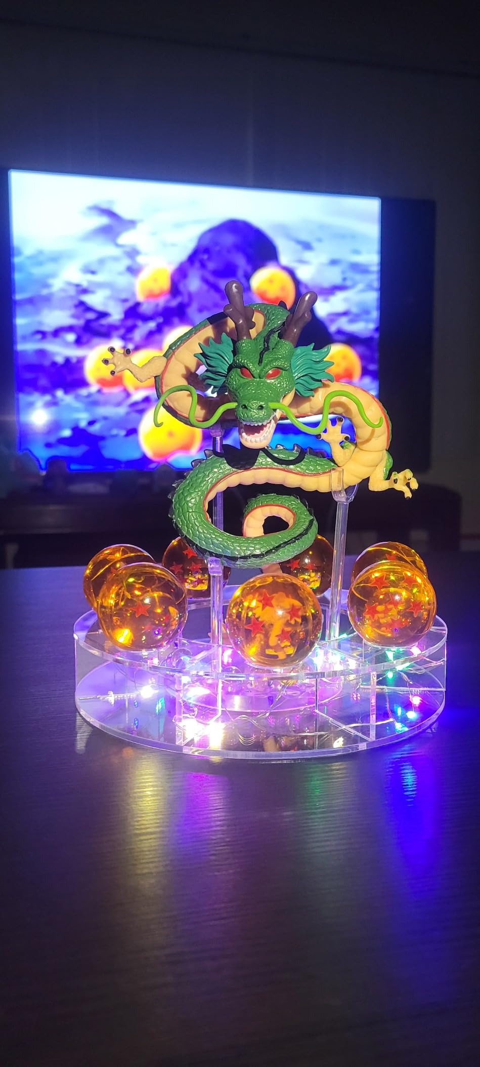 Resin Shenron Figure Dragon Shenlong Statue Set + 3.6cm Crystal Balls + Shelf with Gift Box for Business Halloween Christmas Holiday and Birthday Home Decoration Customer Review Resin Shenron Figure Dragon Shenlong Statue Set + 3.6cm Crystal Balls + Shelf with Gift Box for Business Halloween Christmas Holiday and Birthday Home Decoration - Customer Photo 2