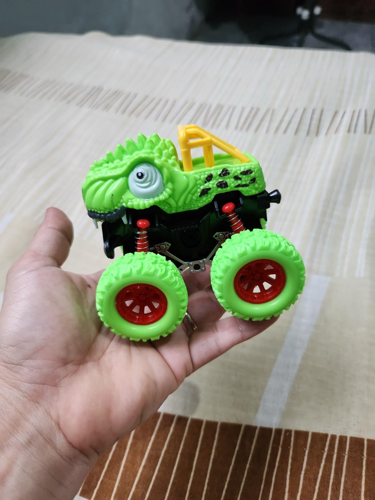LODBY Dinosaur Toys for 2 3 4 5 Year Old Boys - Monster Truck Toys for Toddlers Boys Ages 2-4-6 - Push and Go Cars Dinosaur Toys for Kids 3-5 Year Old Boy Christmas Birthday Gifts - Customer Photo 2