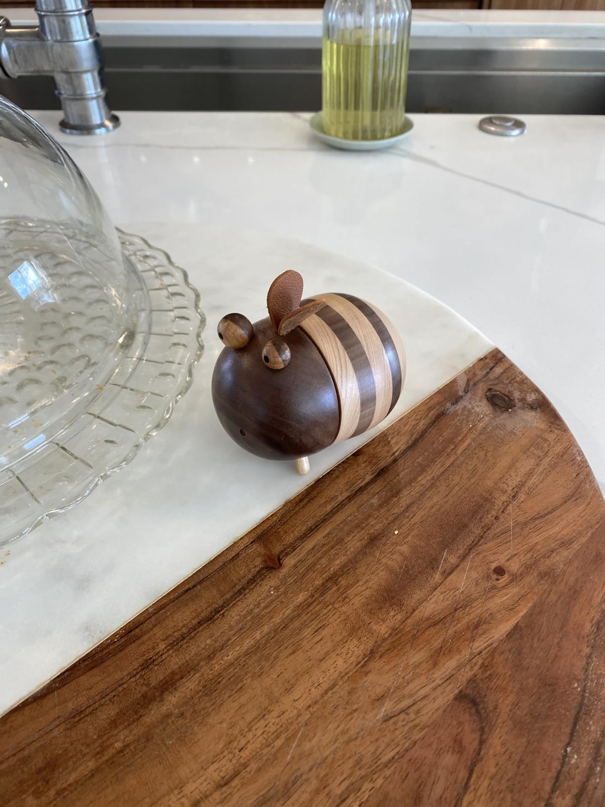 Bee Toothpick Holder Dispenser - Unique Kitchen Gadgets for Home Decor and Gifts, Cute Kitchen Accessories for Bee Lovers, Bee Decor - Perfect Kitchen Gifts Idea--Includes 150 Pcs Toothpicks - Customer Photo 1