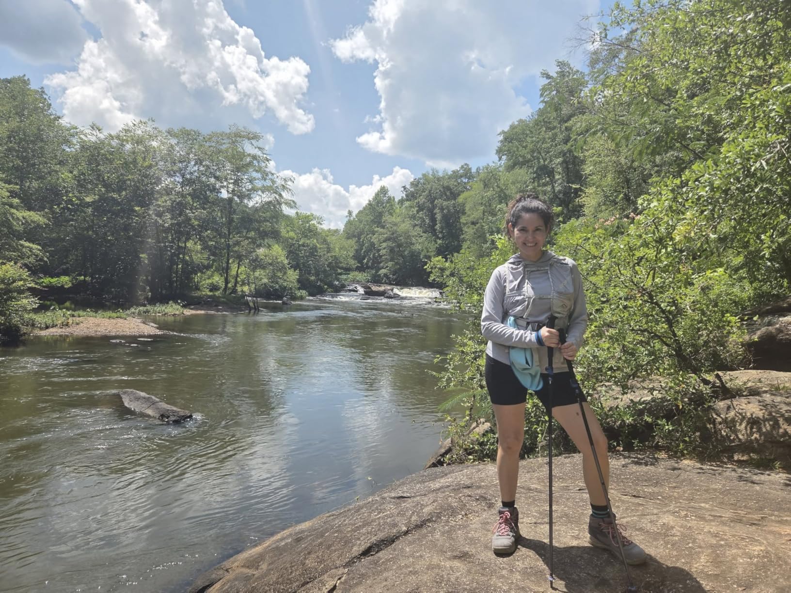 TBMPOY Womens UPF 50+ Sun Protection Hoodie Shirt Long Sleeve Fishing Hiking Outdoor UV Shirt Lightweight - Customer Photo 2