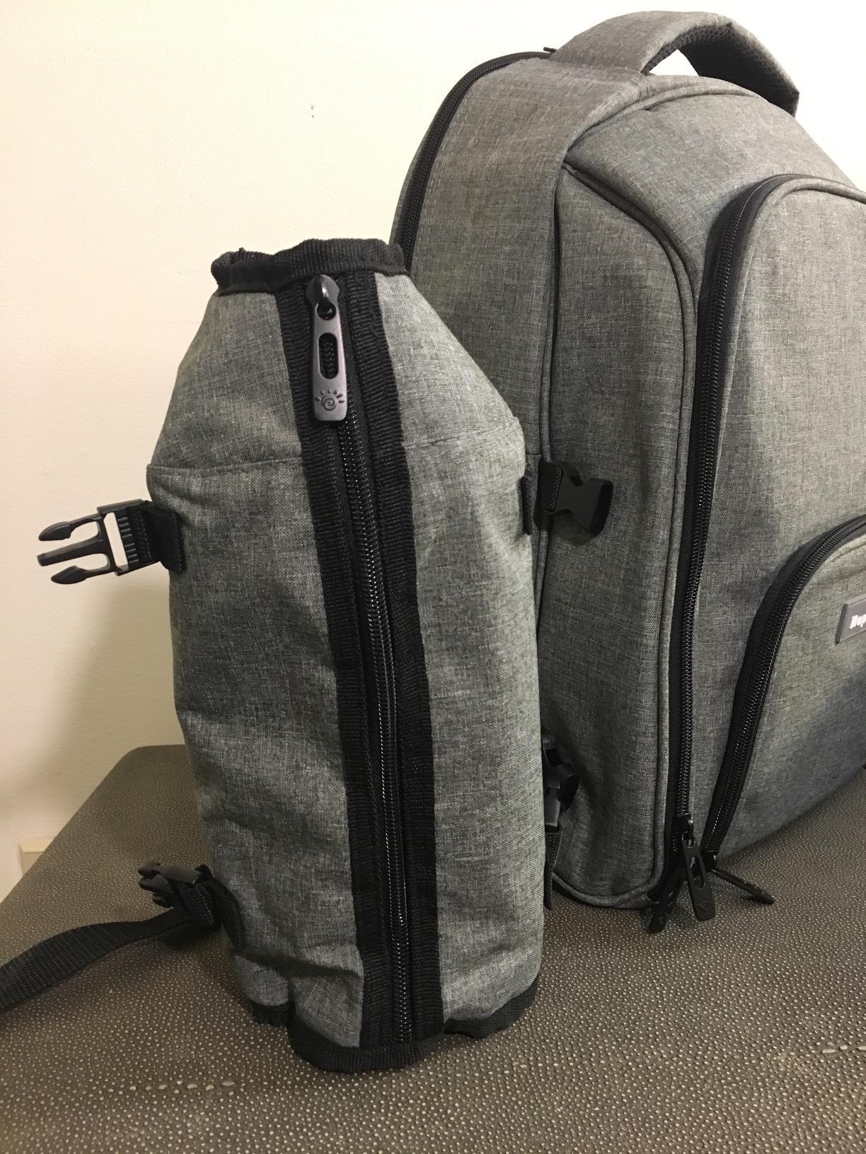 Hap Tim Picnic Basket Backpack for 2 Person with 2 Insulated Cooler Compartment, Wine Holder, Fleece Blanket, Cutlery Set, Wedding Gifts for Couples, Bridal Shower Gifts, Engagement Gifts Customer Review Hap Tim Picnic Basket Backpack for 2 Person with 2 Insulated Cooler Compartment, Wine Holder, Fleece Blanket, Cutlery Set, Wedding Gifts for Couples, Bridal Shower Gifts, Engagement Gifts - Customer Photo 1