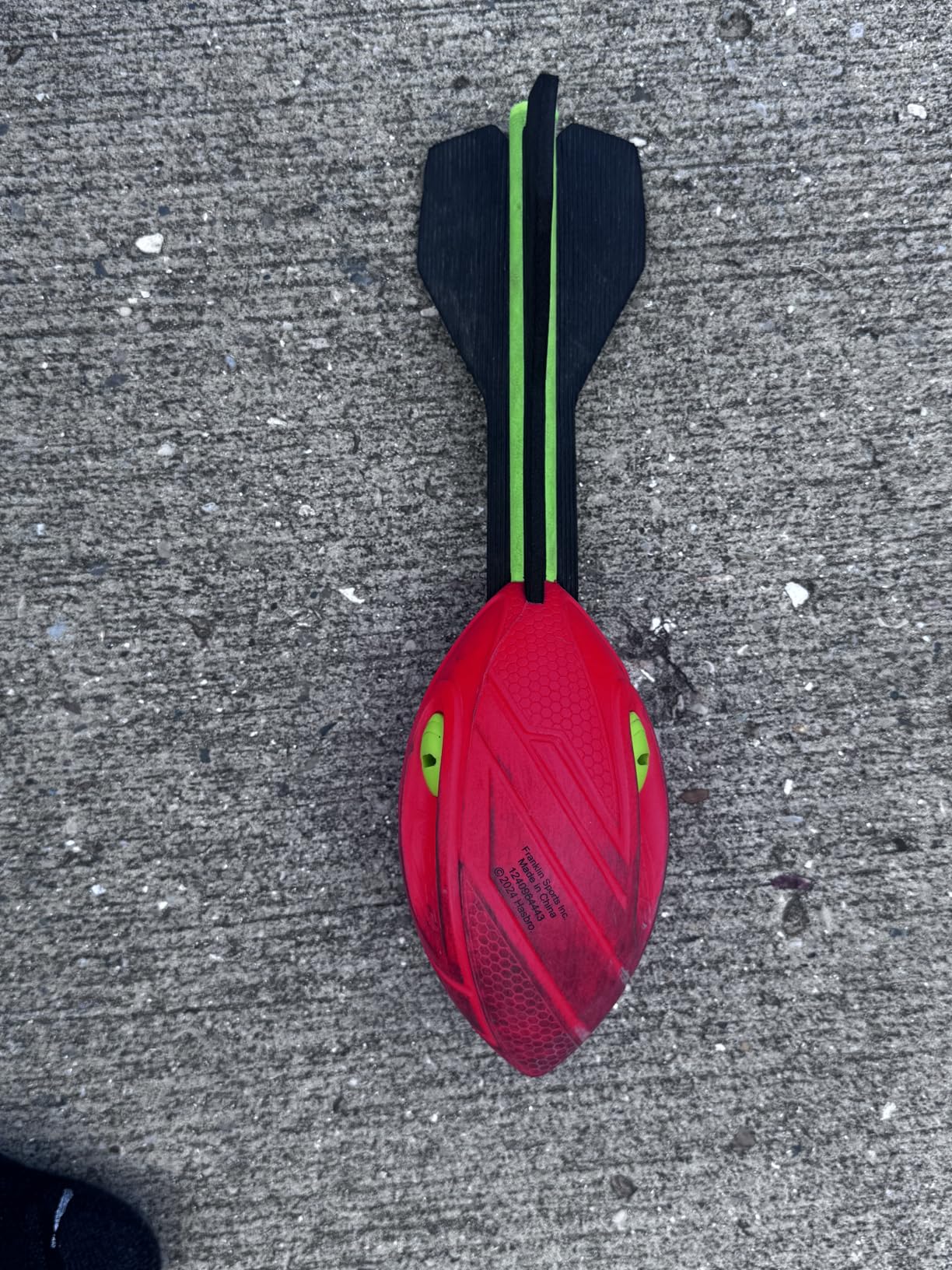 Nerf Vortex Aero Howler Foam Ball, Classic Long-Distance Football, Flight-Optimizing Tail, Whistling Sound, Indoor & Outdoor Fun - Customer Photo 1