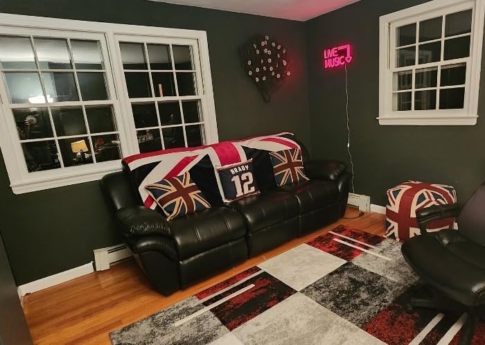 Sviuse British Flag Blanket, Super Soft Union Jack Throw Blanket UK British Stuff British Gifts for Bed Couch Chair Twin Size British Items 60x80 inches - Customer Photo 1