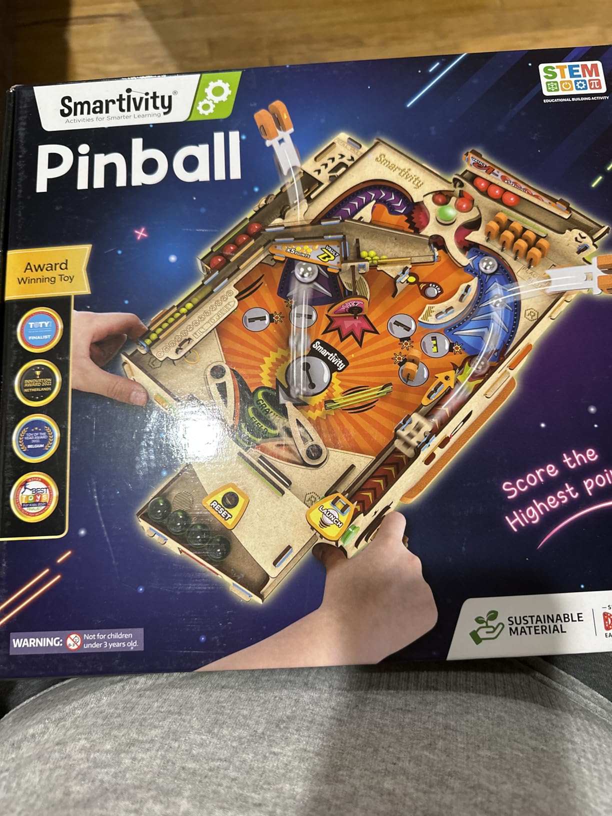 Smartivity DIY Pinball Machine for Kids 8-14 Years Old | Global Award Winning Arcade Game | Build Your Own Pinball I Birthday Gift for Smart Kids | STEM Toy for Boys & Girls - Customer Photo 1